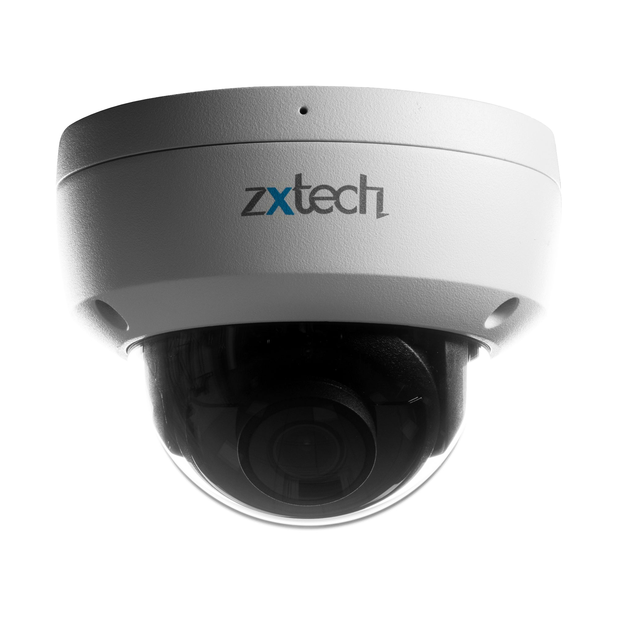 Zxtech IK10 4K PoE CCTV System – 2 x 8 MP Cameras with Sony Starvis, Stealth Night Vision & Built‑in Audio for High‑End Interiors | IK1A4Z