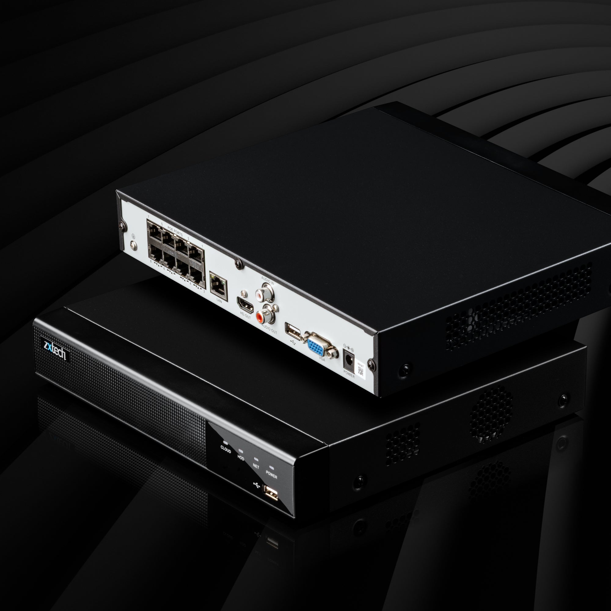 Zxtech Onyx 16 Channel 8-PoE Ports 8MP 4K CCTV High Definition Network Recorder