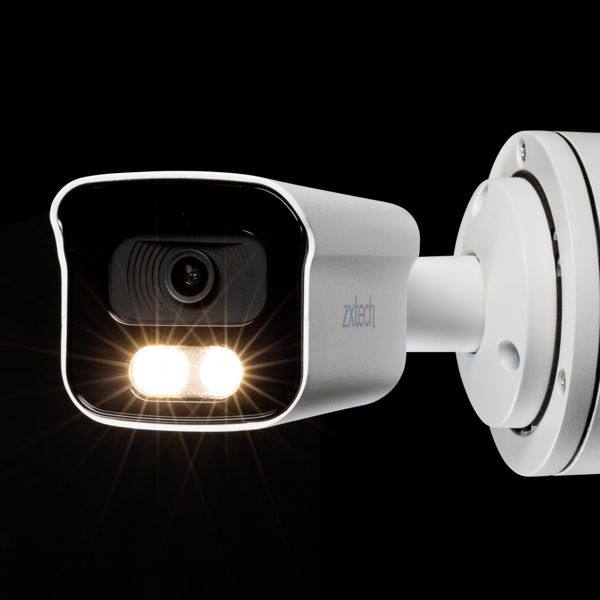 Zxtech 5MP BabyBullet PoE IP CCTV Camera with Audio | Pro Fusion Light