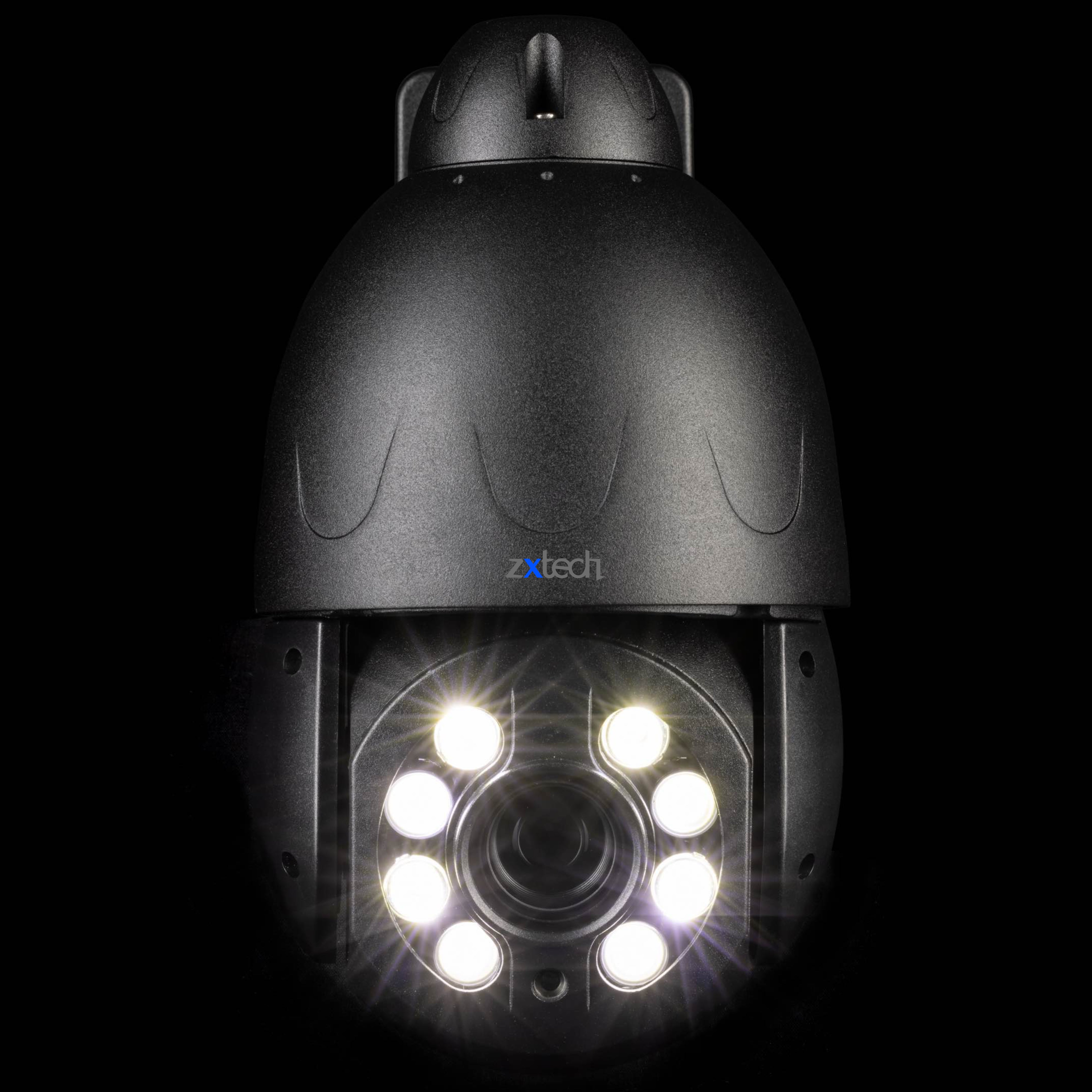 Zxtech 4K PoE CCTV camera features a single-cable setup and PTZ control, plus built-in two-way audio for outdoor security