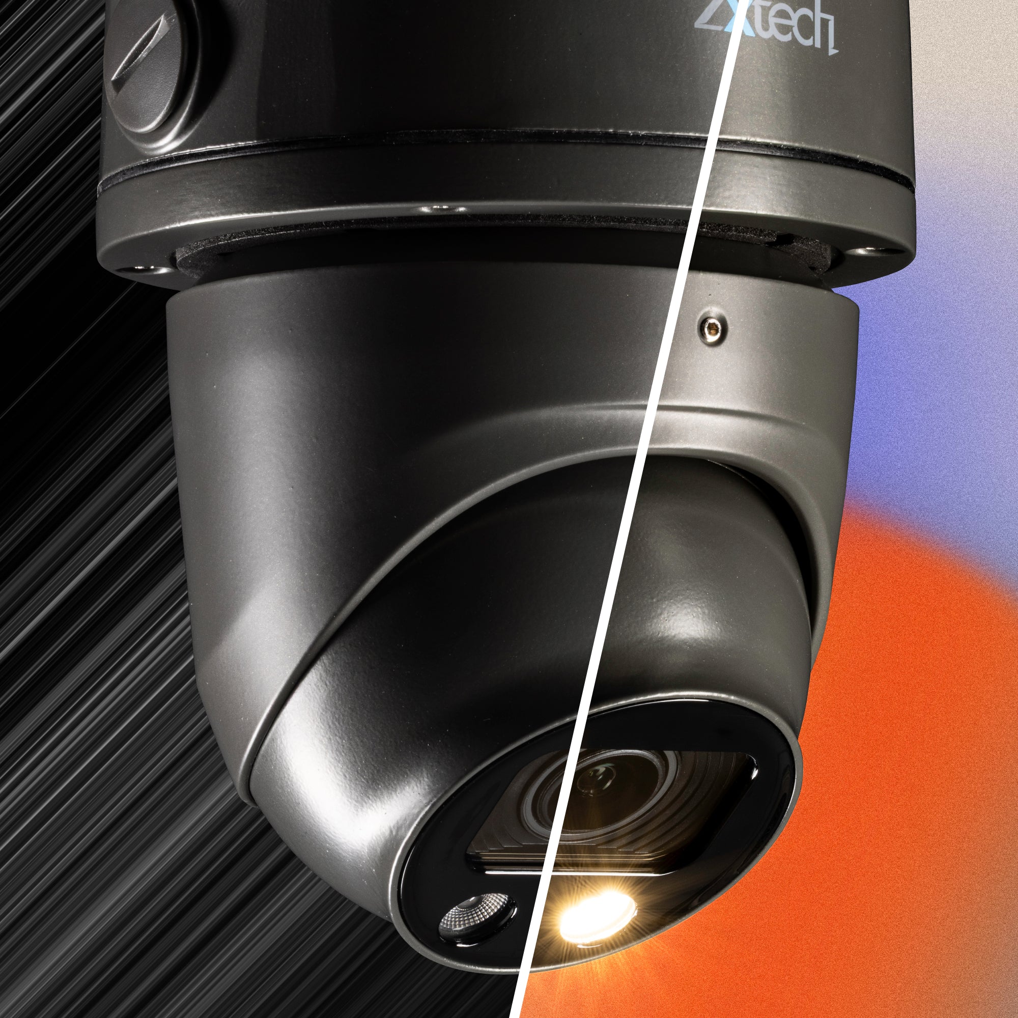 Zxtech 4K Atlas 5× Auto Zoom PoE IP CCTV Camera with Audio | Pro Fusion Light