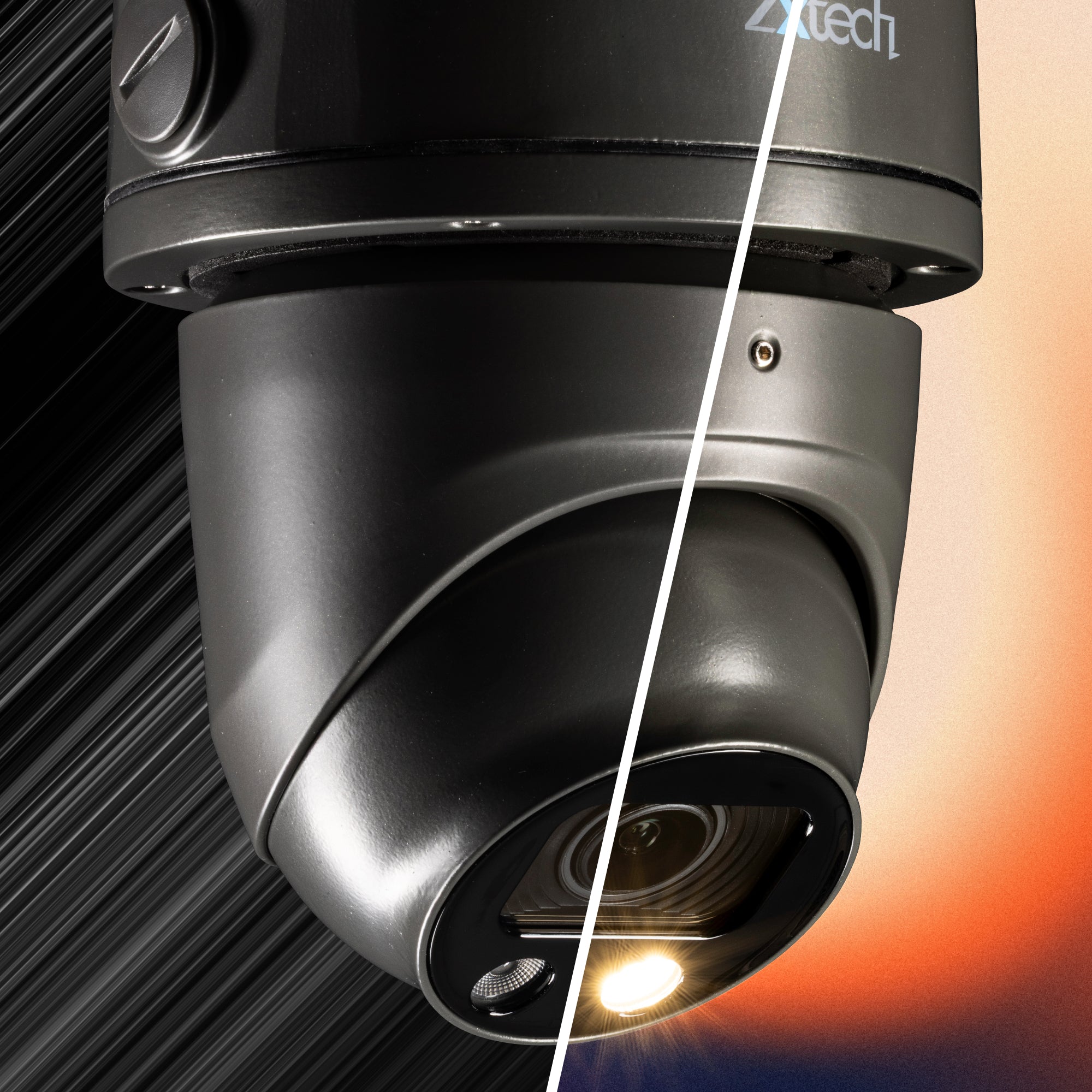 Zxtech 5MP Atlas 5× Auto Zoom PoE IP CCTV Camera with Audio | Pro Fusion Light