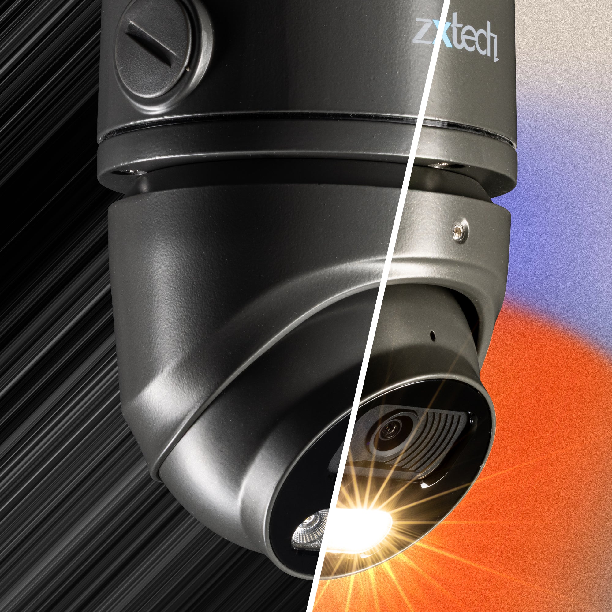 Zxtech 4K MegaValue PoE IP CCTV Camera with Audio | Pro Fusion Light