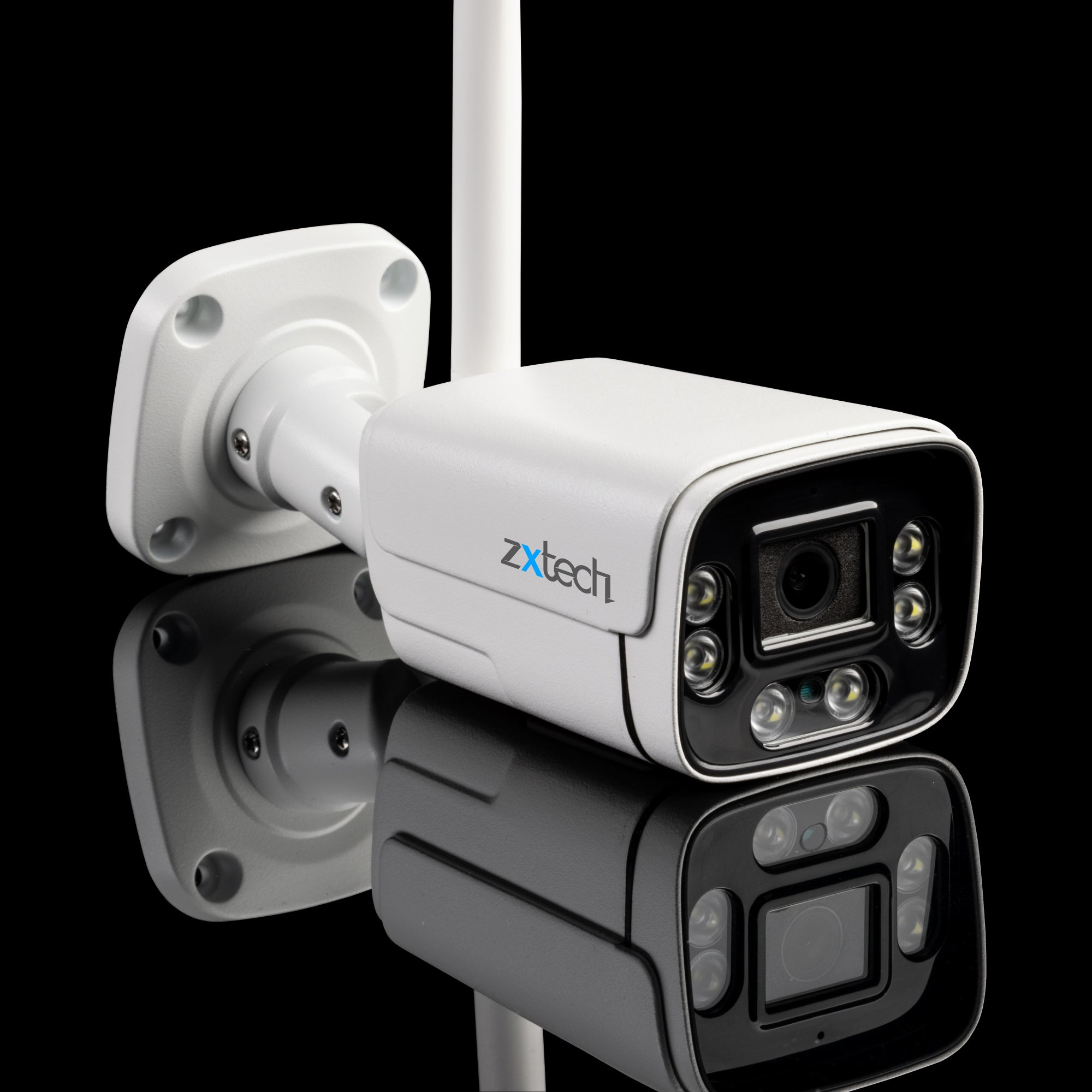 Zxtech 5MP/8MP/4K Wireless CCTV System - 4x WiFi Security Cameras Outdoor 2-Way-Audio Night Vision 9CH Sony Starvis | WF4A9Y