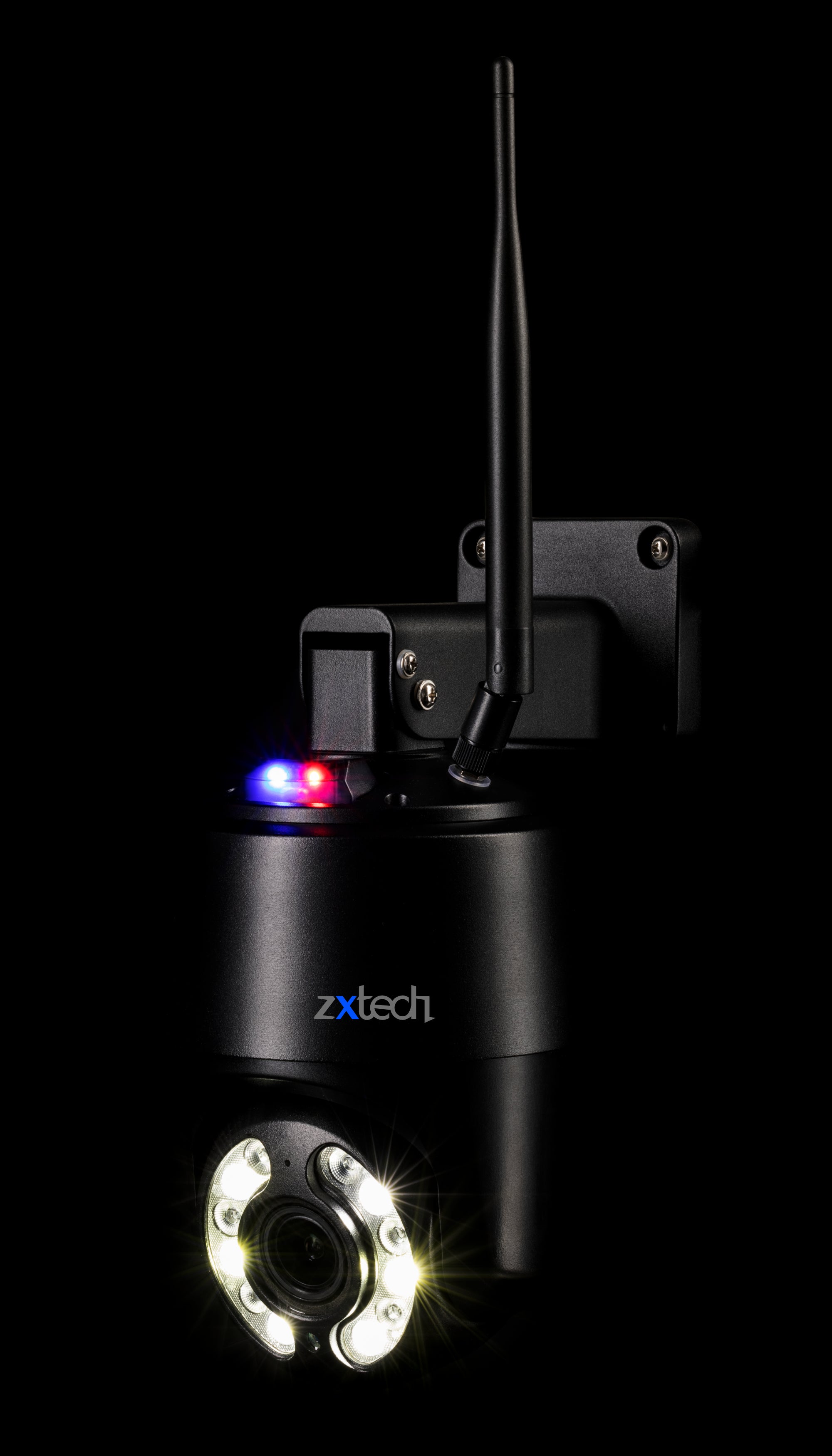 Zxtech PTZ Wireless Security Camera - 4K 10X/5X Optical Zoom Full Colour Night Vision Face Detection Wifi 2-Way Audio SD Indoor/Outdoor