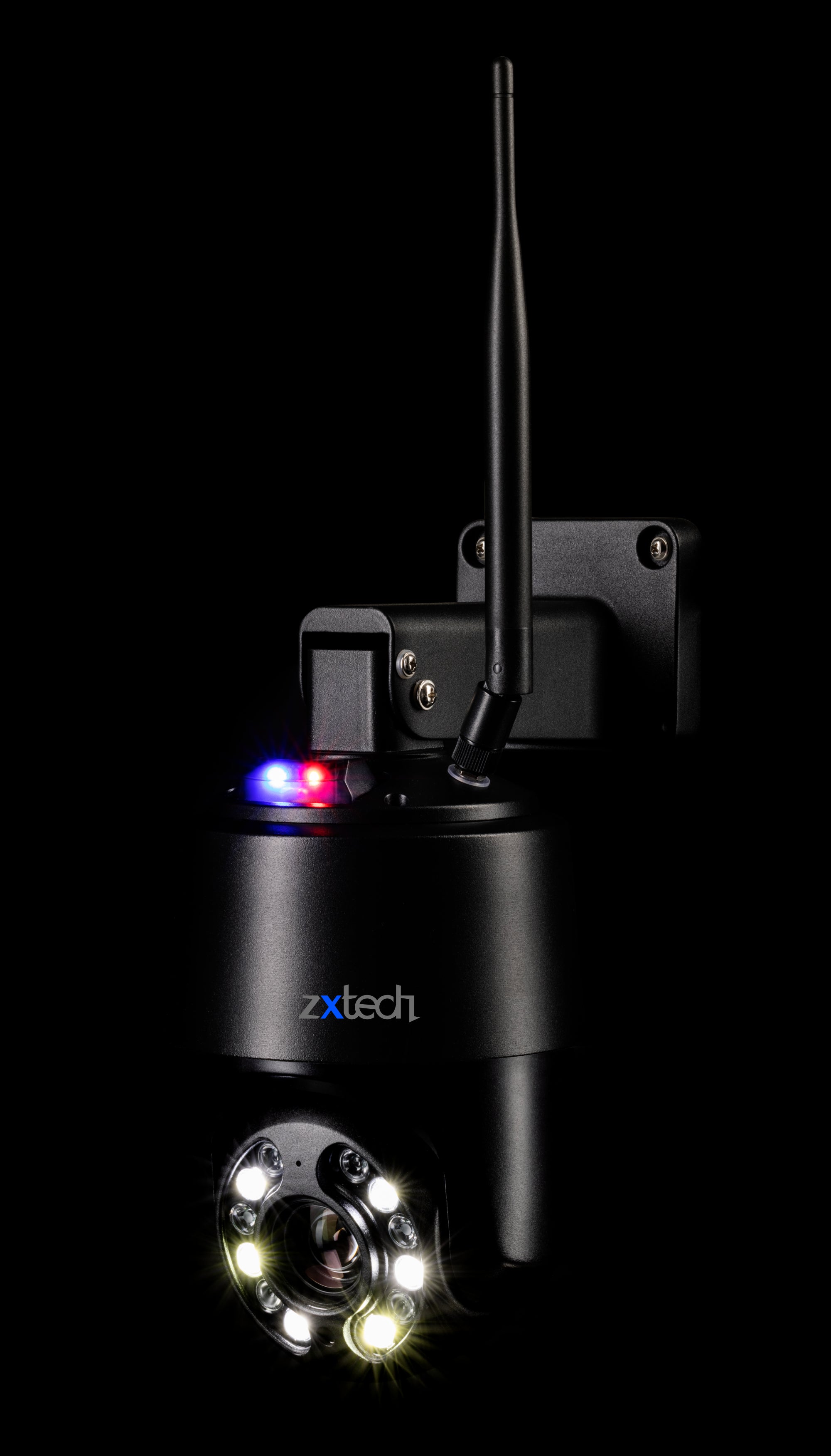 Zxtech PTZ Wireless Security Camera - 4K 10X/5X Optical Zoom Full Colour Night Vision Face Detection Wifi 2-Way Audio SD Indoor/Outdoor