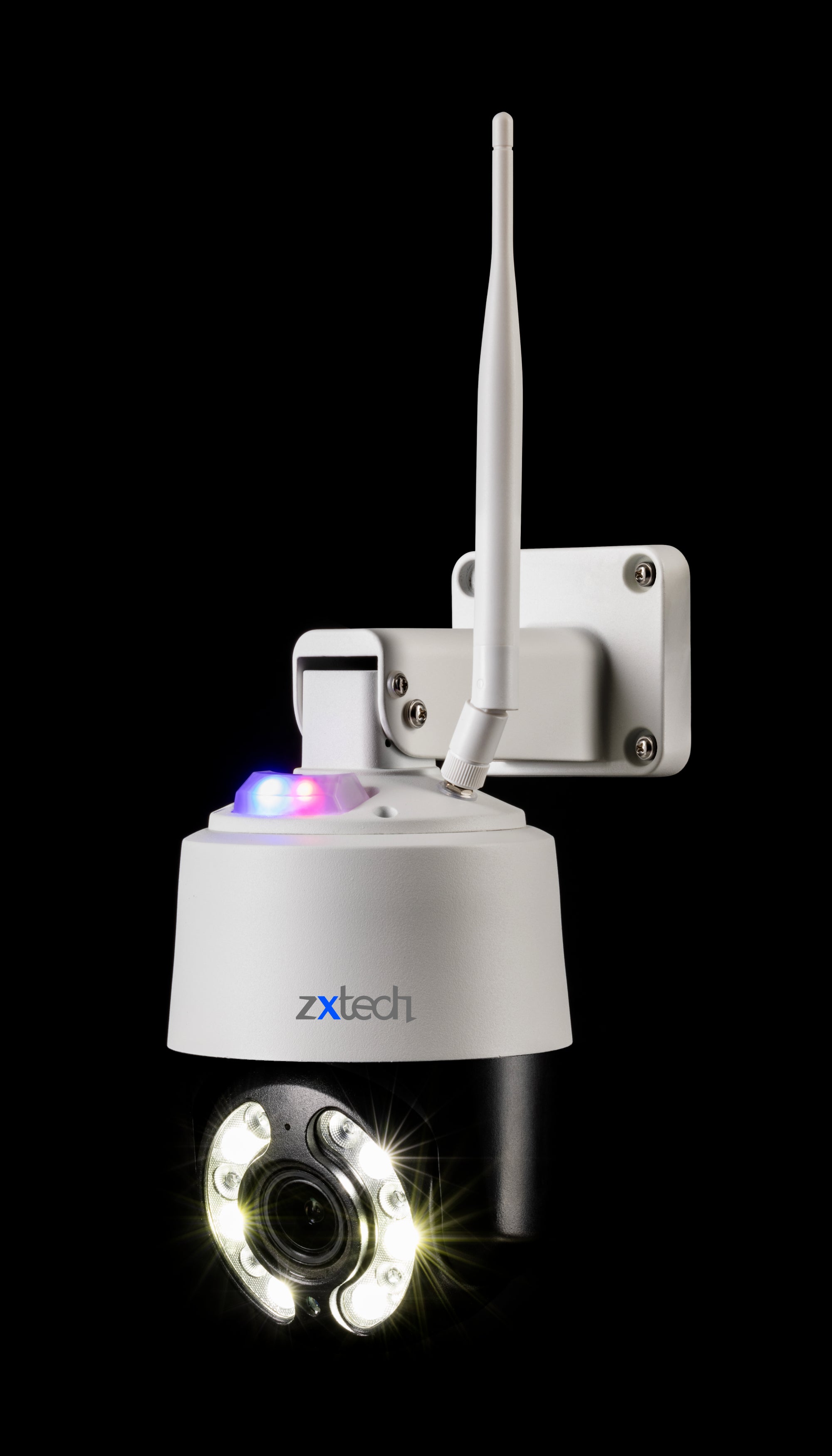 Zxtech PTZ Wireless Security Camera - 4K 10X/5X Optical Zoom Full Colour Night Vision Face Detection Wifi 2-Way Audio SD Indoor/Outdoor