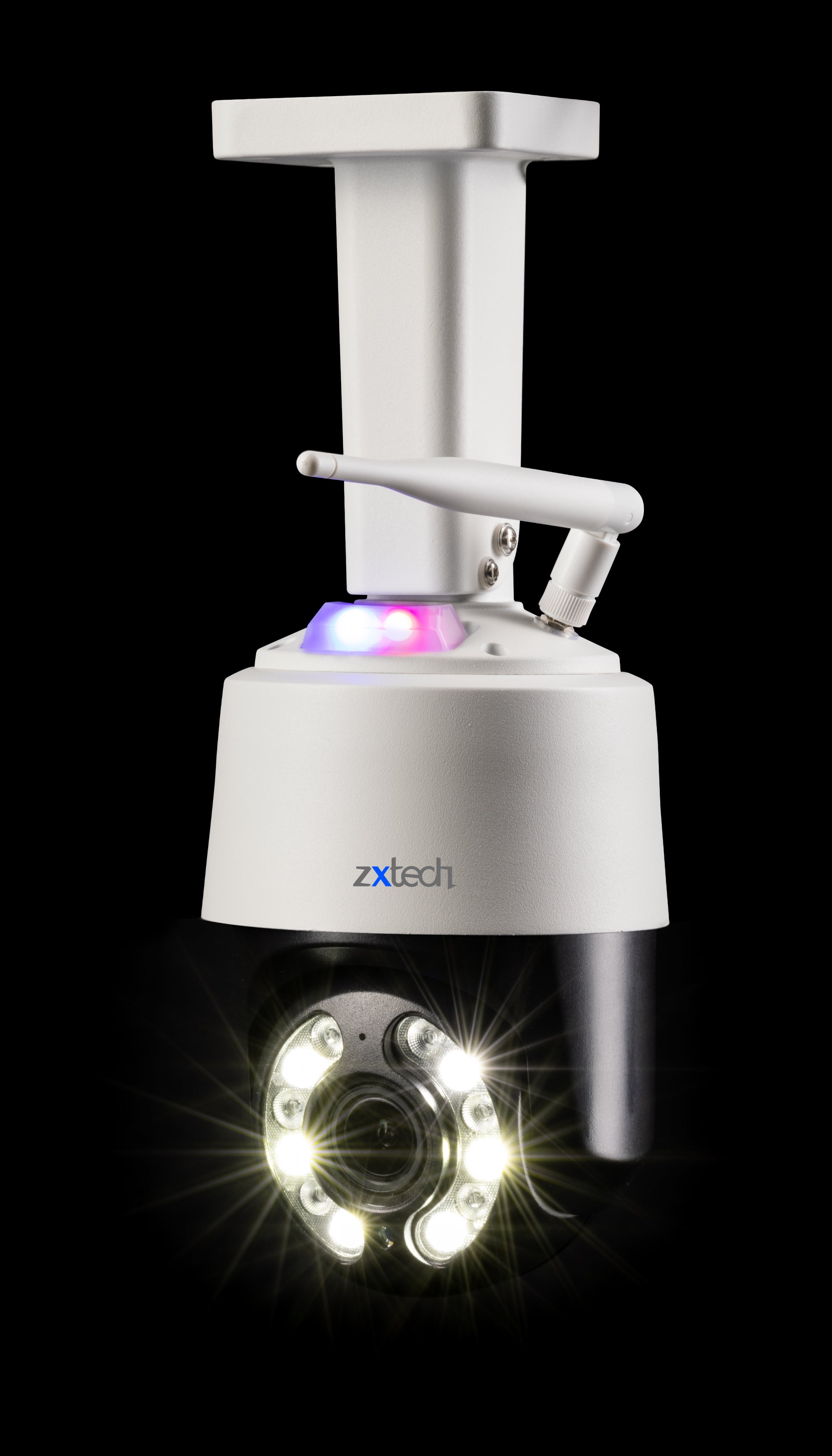 Zxtech PTZ Wireless Security Camera - 4K 10X/5X Optical Zoom Full Colour Night Vision Face Detection Wifi 2-Way Audio SD Indoor/Outdoor