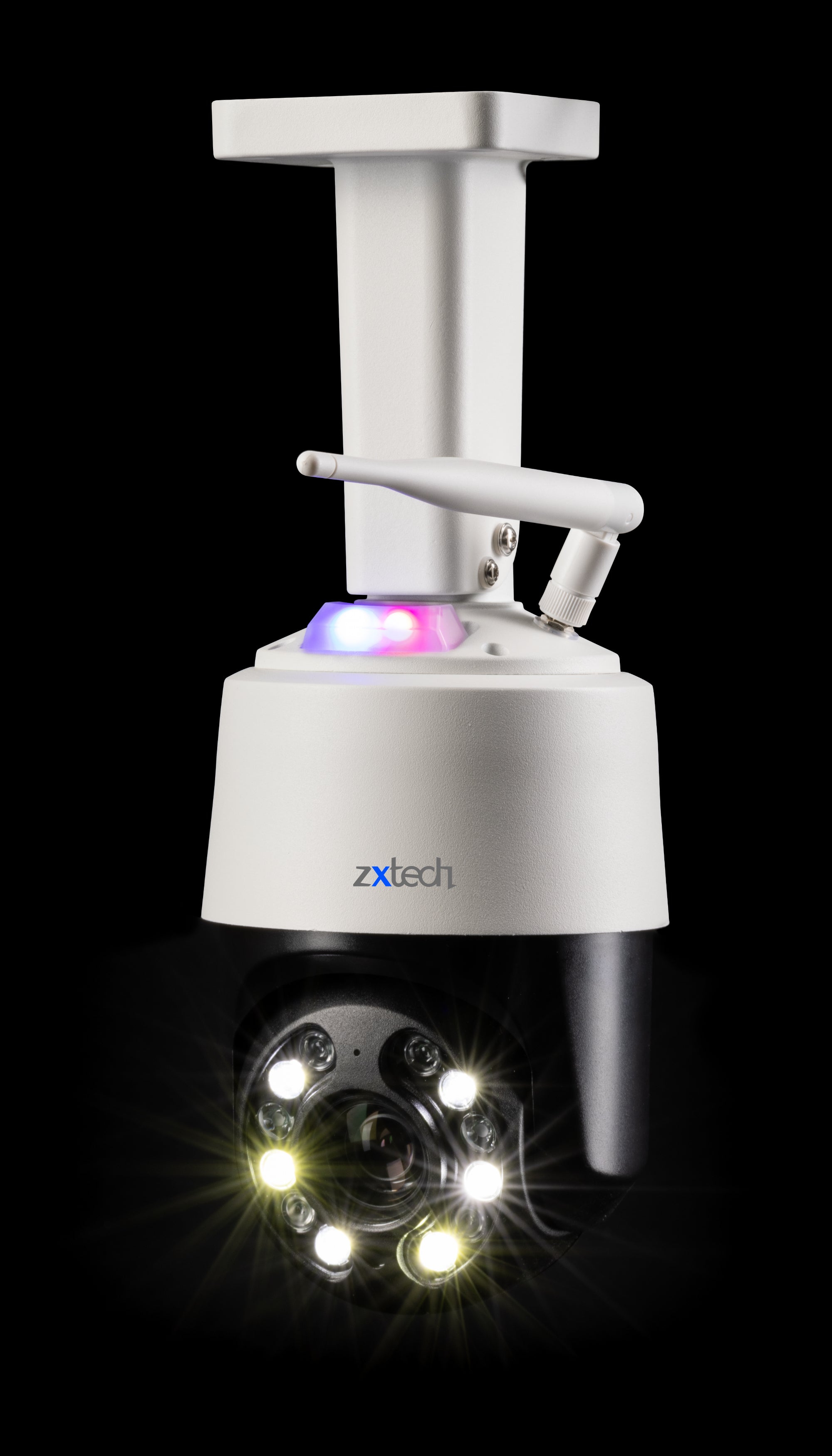 Zxtech PTZ Wireless Security Camera - 4K 10X/5X Optical Zoom Full Colour Night Vision Face Detection Wifi 2-Way Audio SD Indoor/Outdoor