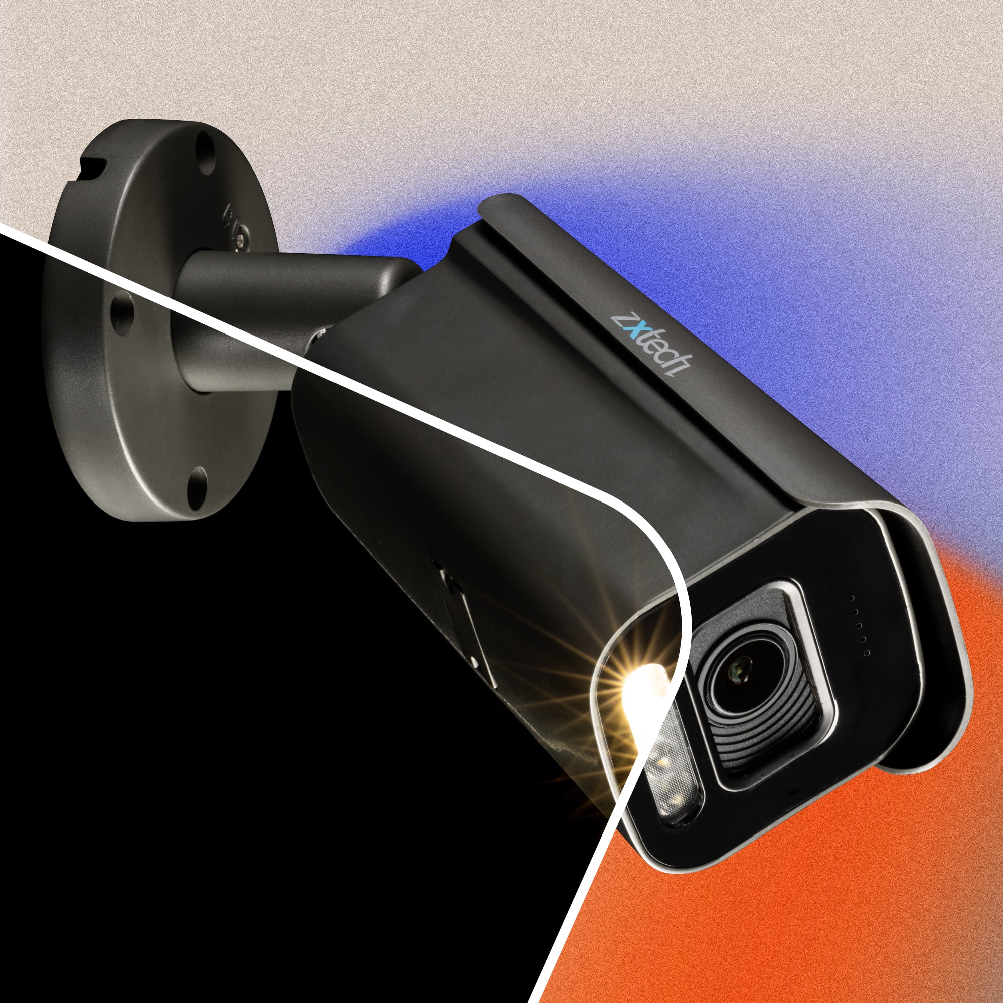 Zxtech 5MP Premio 5× Auto Zoom PoE IP CCTV Camera with Audio | Enhanced Pro Fusion Light