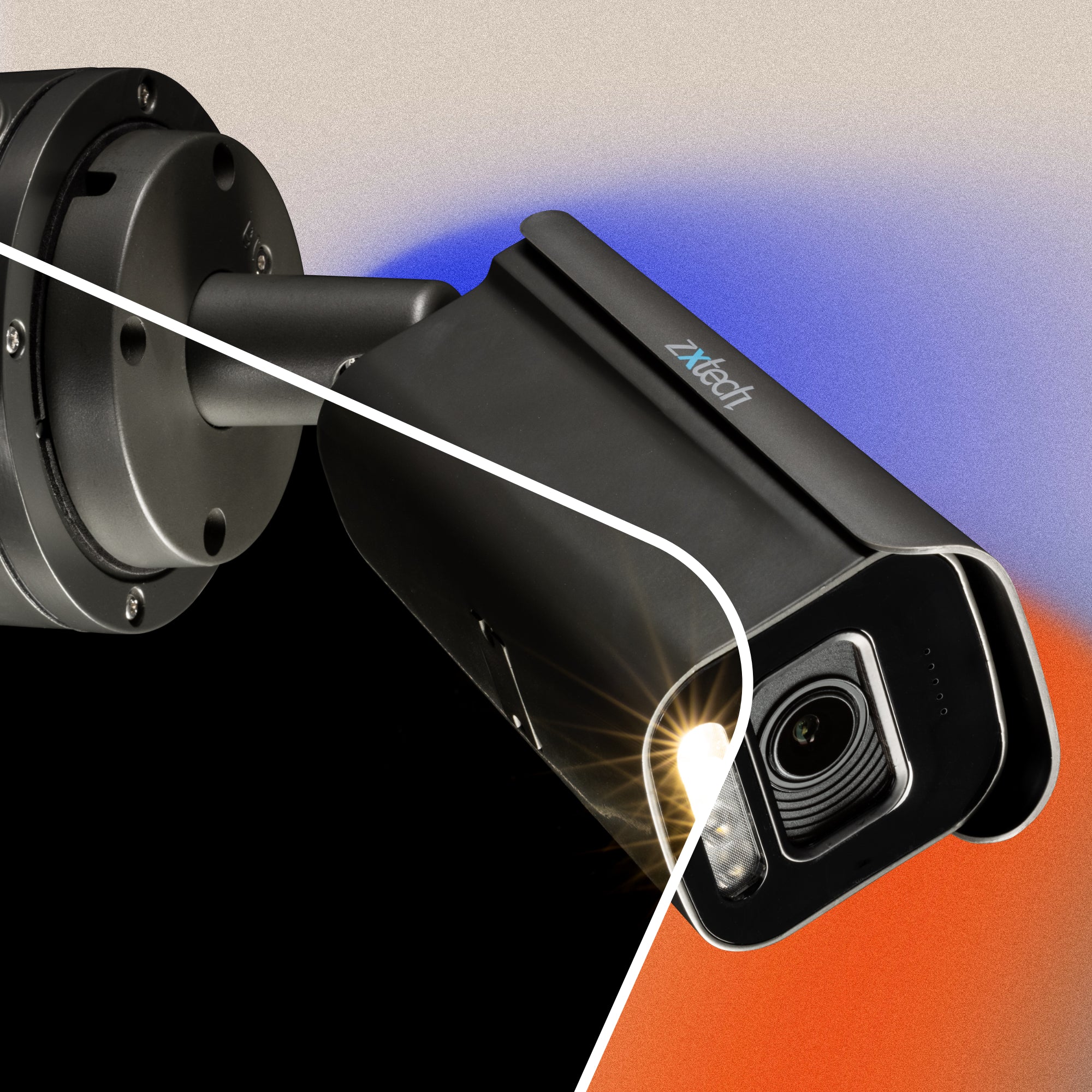 Zxtech 5MP Premio 5× Auto Zoom PoE IP CCTV Camera with Audio | Enhanced Pro Fusion Light