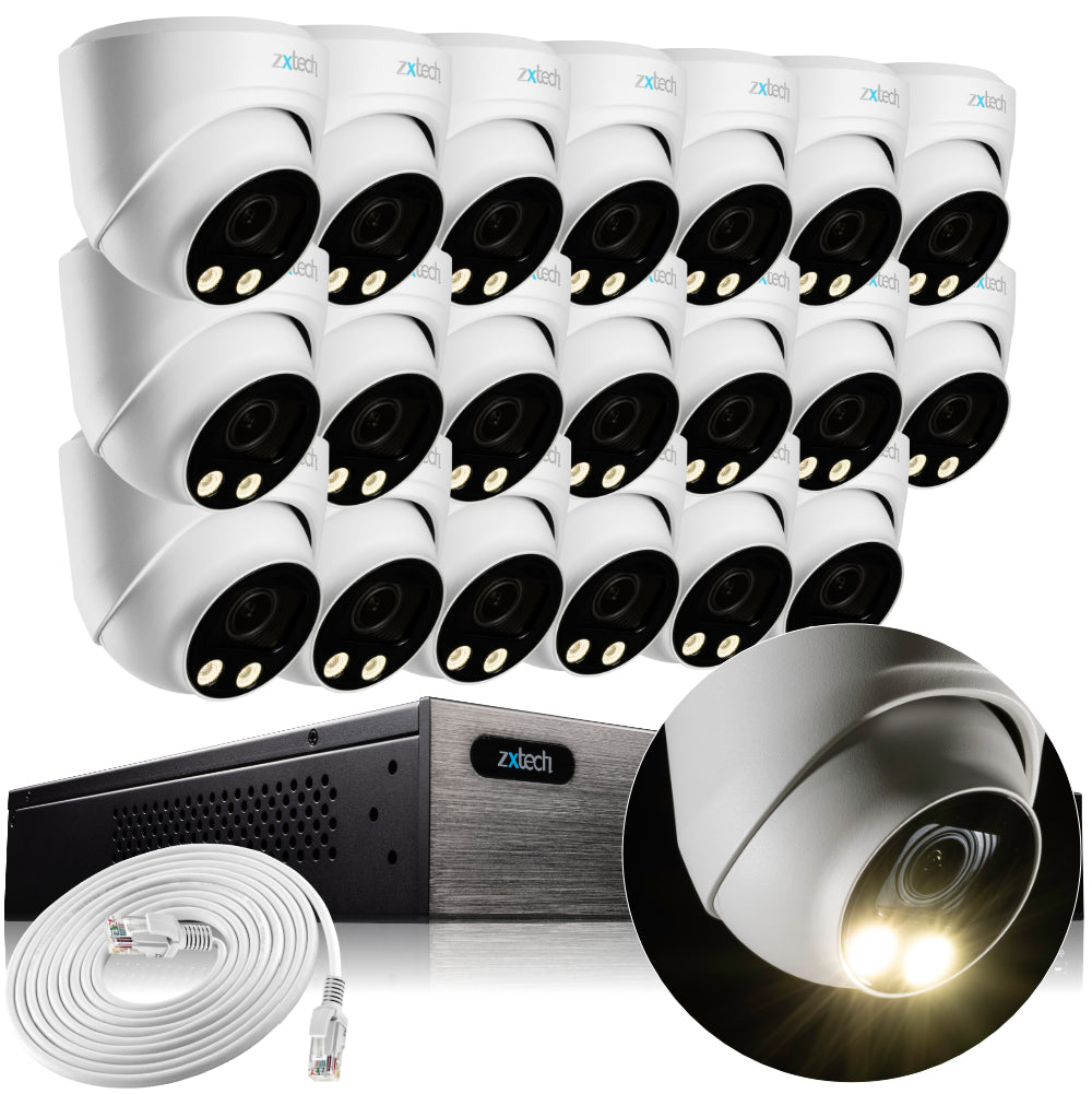 Zxtech Atlas AI 4K/8MP/5MP Auto Zoom Audio PoE IP Security Camera