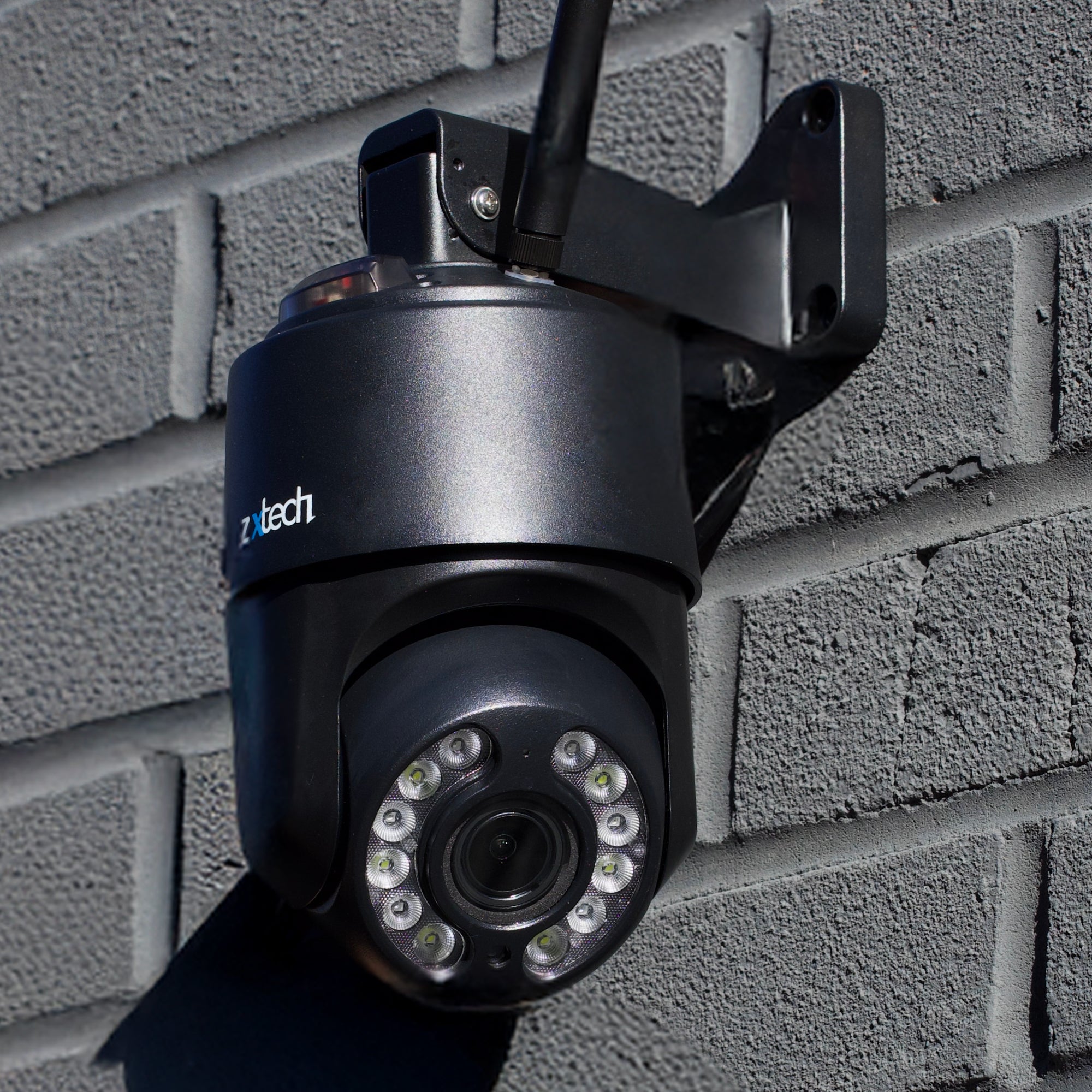 Zxtech PTZ Wireless Security Camera - 4K 10X/5X Optical Zoom Full Colour Night Vision Face Detection Wifi 2-Way Audio SD Indoor/Outdoor