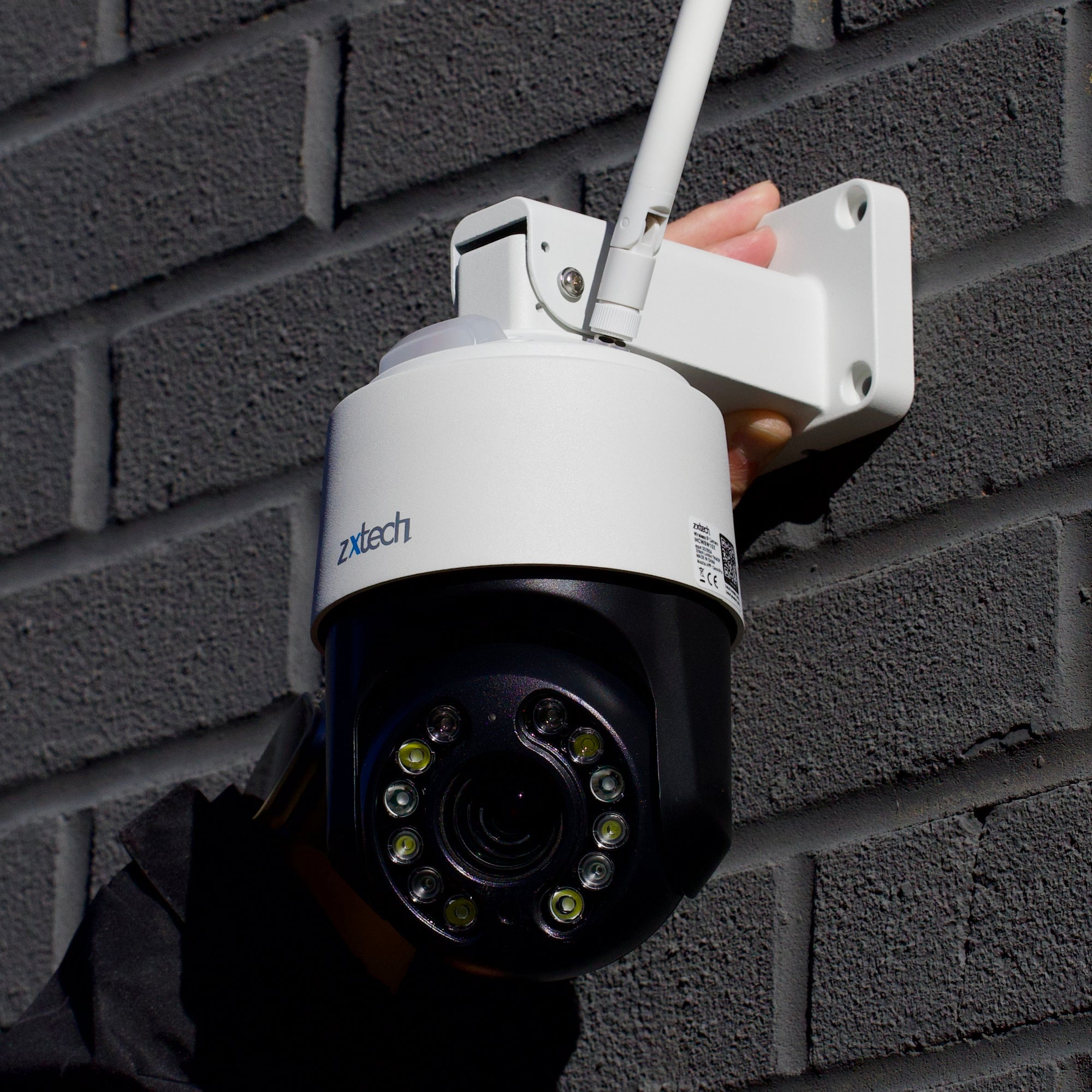 Zxtech PTZ Wireless Security Camera - 4K 10X/5X Optical Zoom Full Colour Night Vision Face Detection Wifi 2-Way Audio SD Indoor/Outdoor