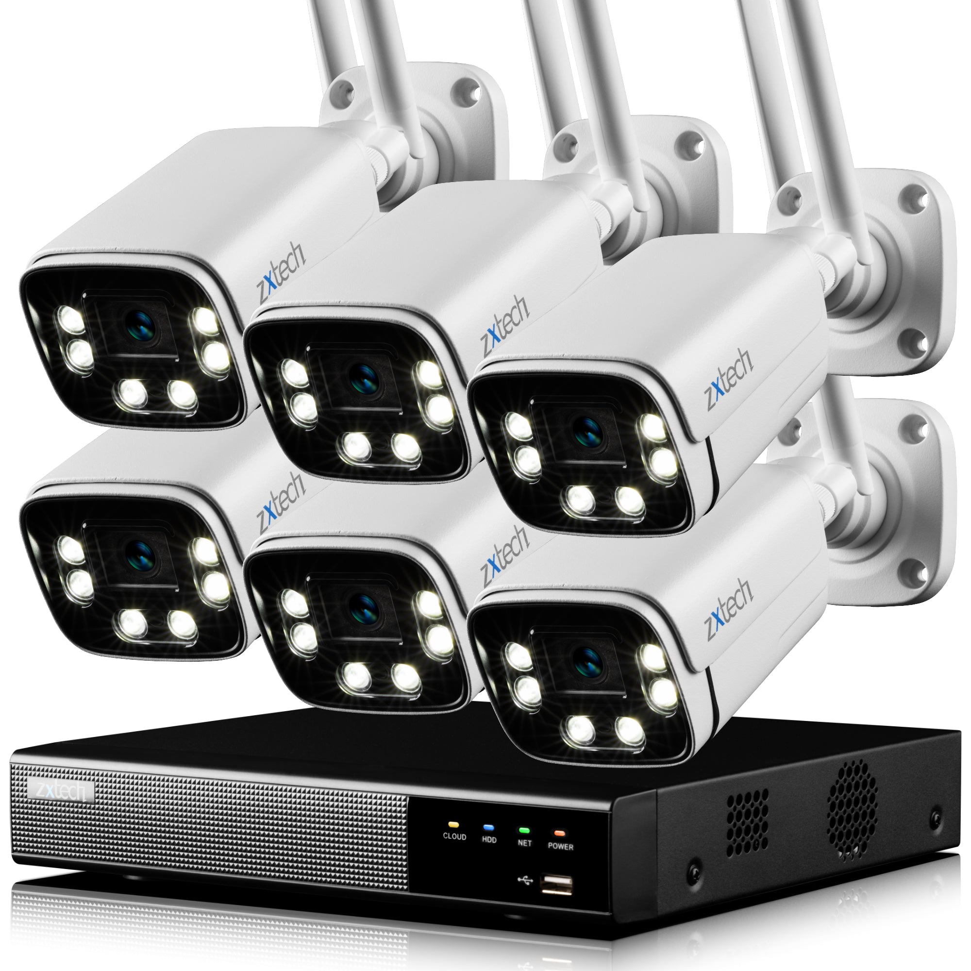 Dvr Security Camera System Wifi Ip Camera Dual Stream Cctv 5MP/4K