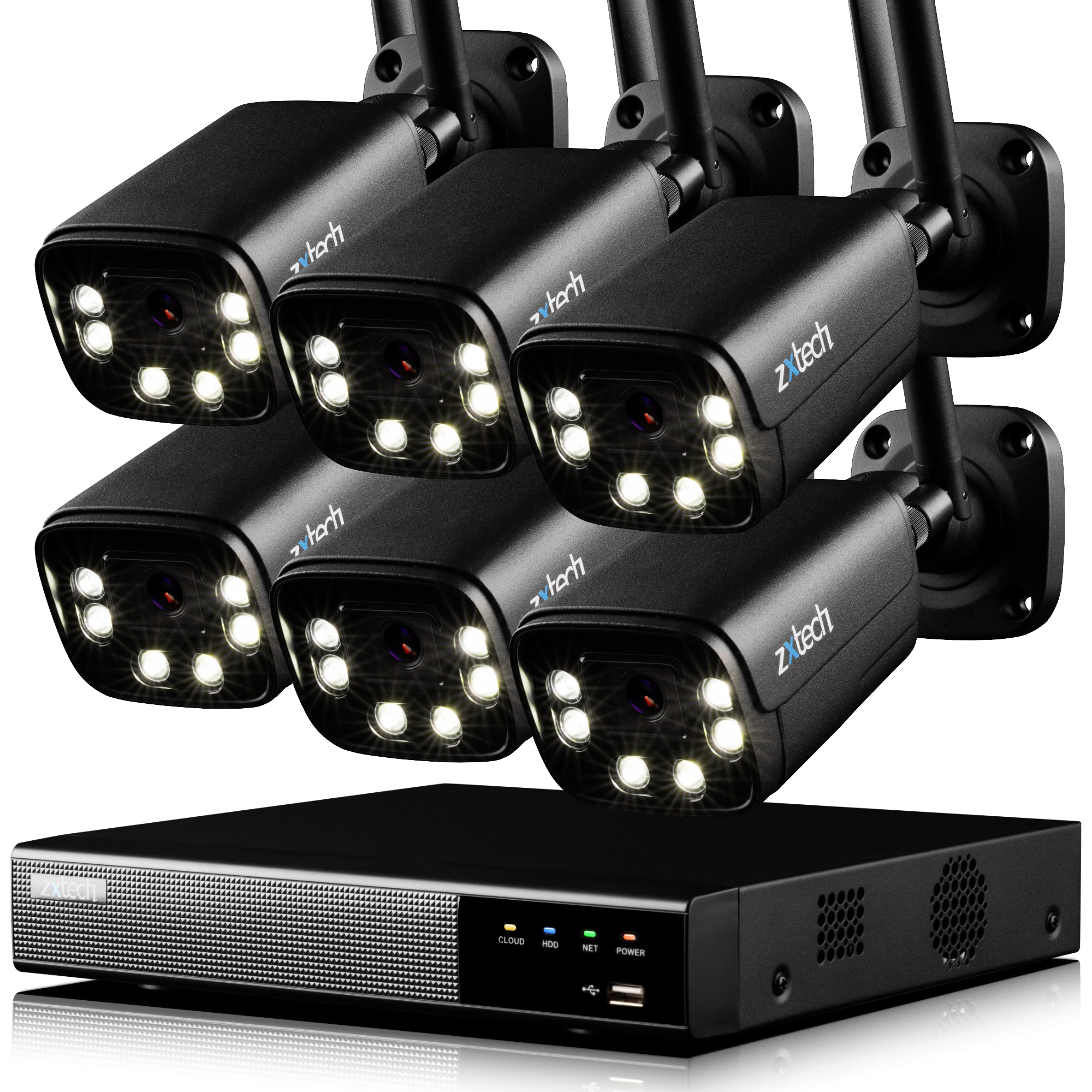 5MP/4K Home Wifi Security Camera System Way Audio Sony Starvis