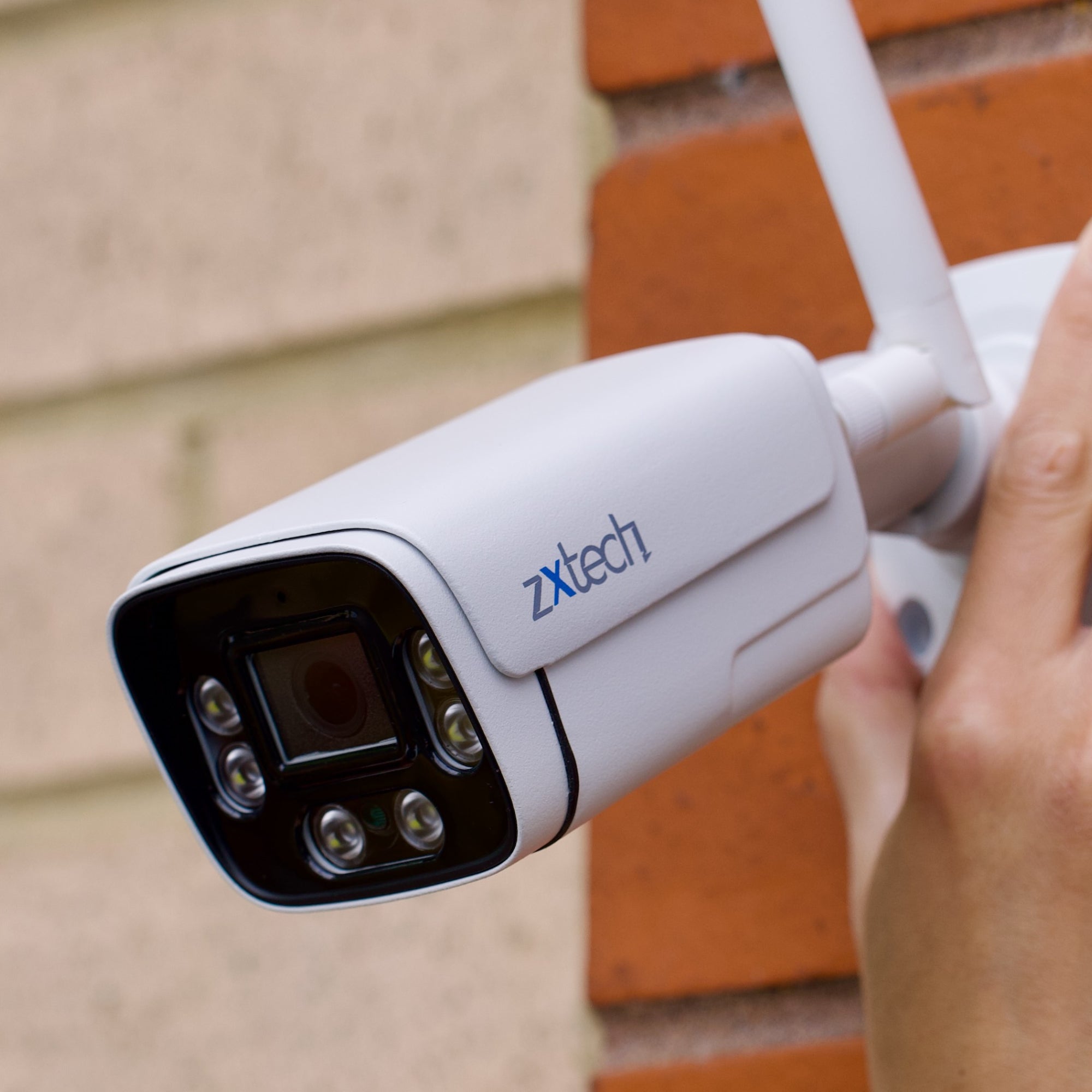 Zxtech 5MP/8MP/4K Wireless CCTV System - 4x WiFi Security Cameras Outdoor 2-Way-Audio Night Vision 9CH Sony Starvis | WF4A9Y