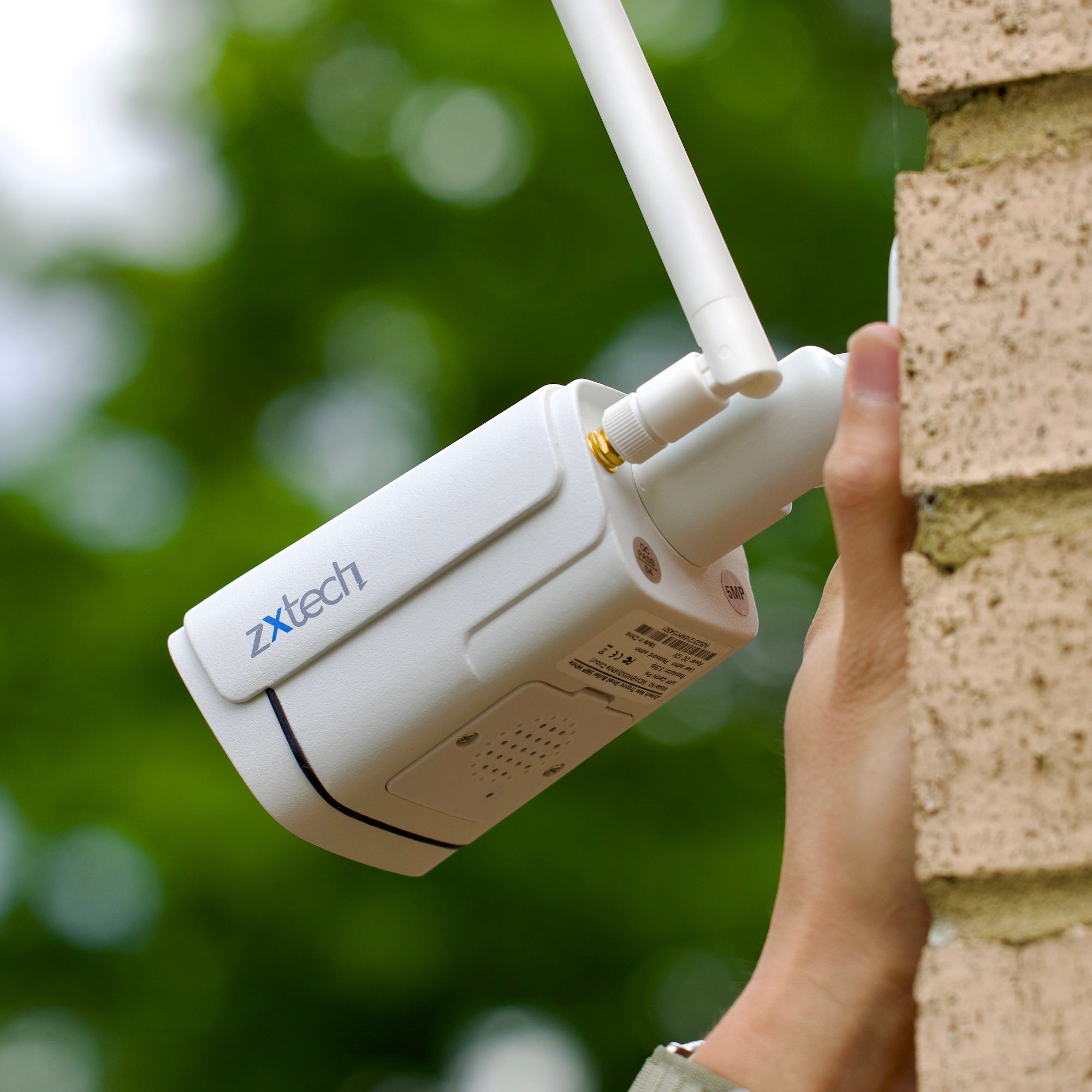 Zxtech 5MP/8MP/4K Wireless CCTV System - 5x WiFi Security Cameras Outdoor 2-Way-Audio Night Vision 9CH Sony Starvis | WF5A9Y