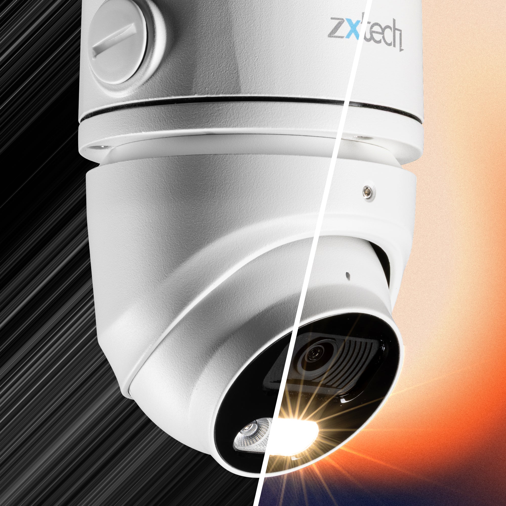 Zxtech 5MP MegaValue PoE IP CCTV Camera with Audio | Pro Fusion Light