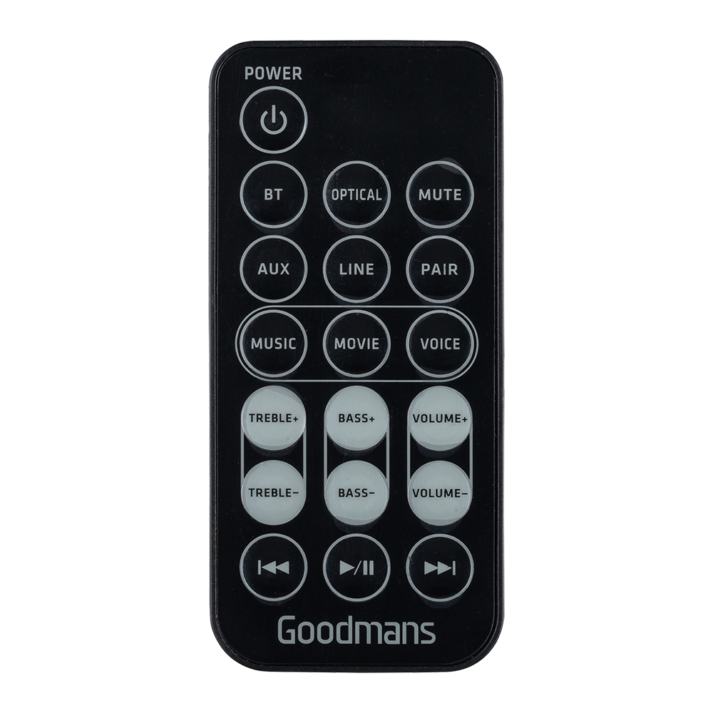 Goodmans  GDSB06BT40OP Remote Control