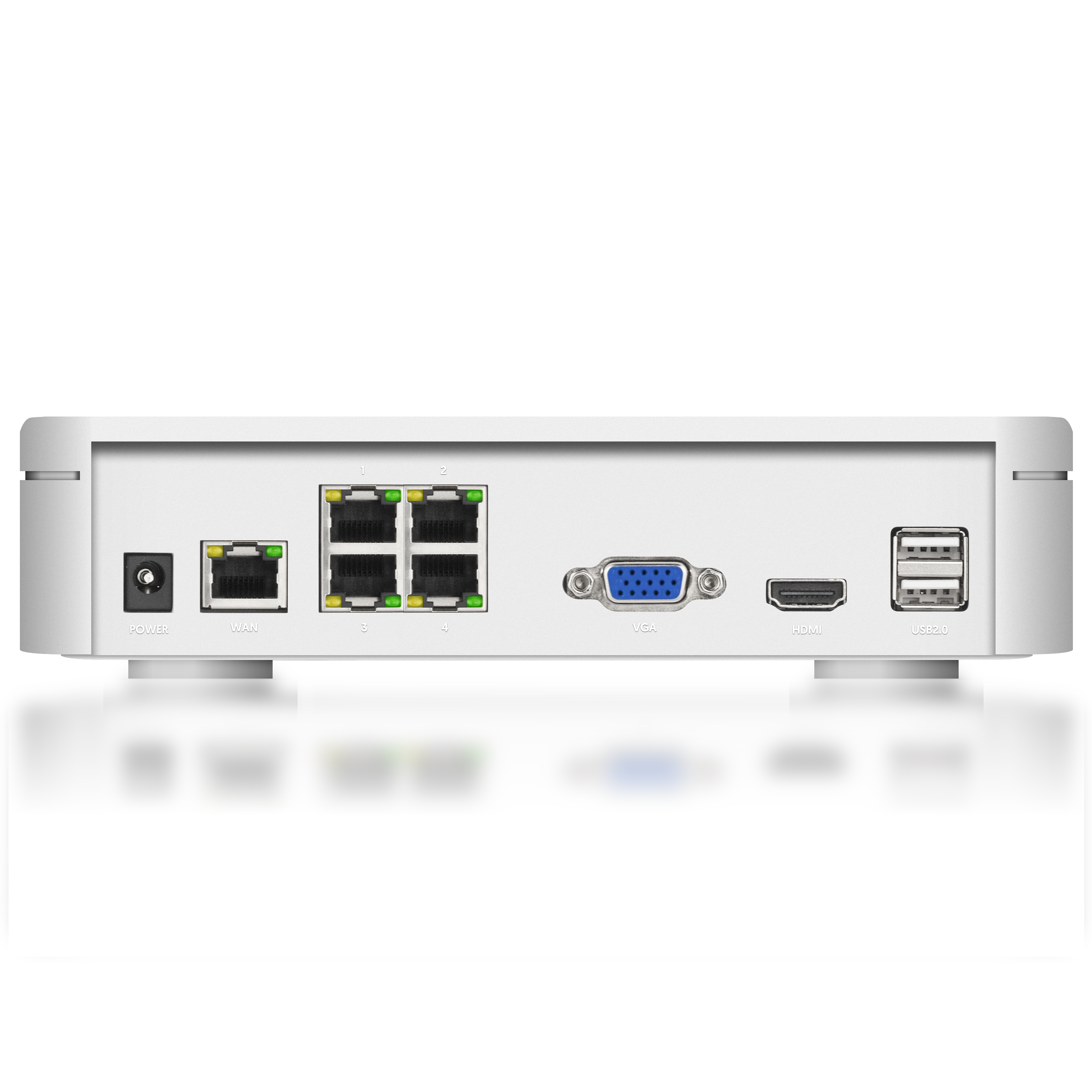 Zxtech Mini 4 Channel Full HD 4 Ports PoE Switch Built-in NVR