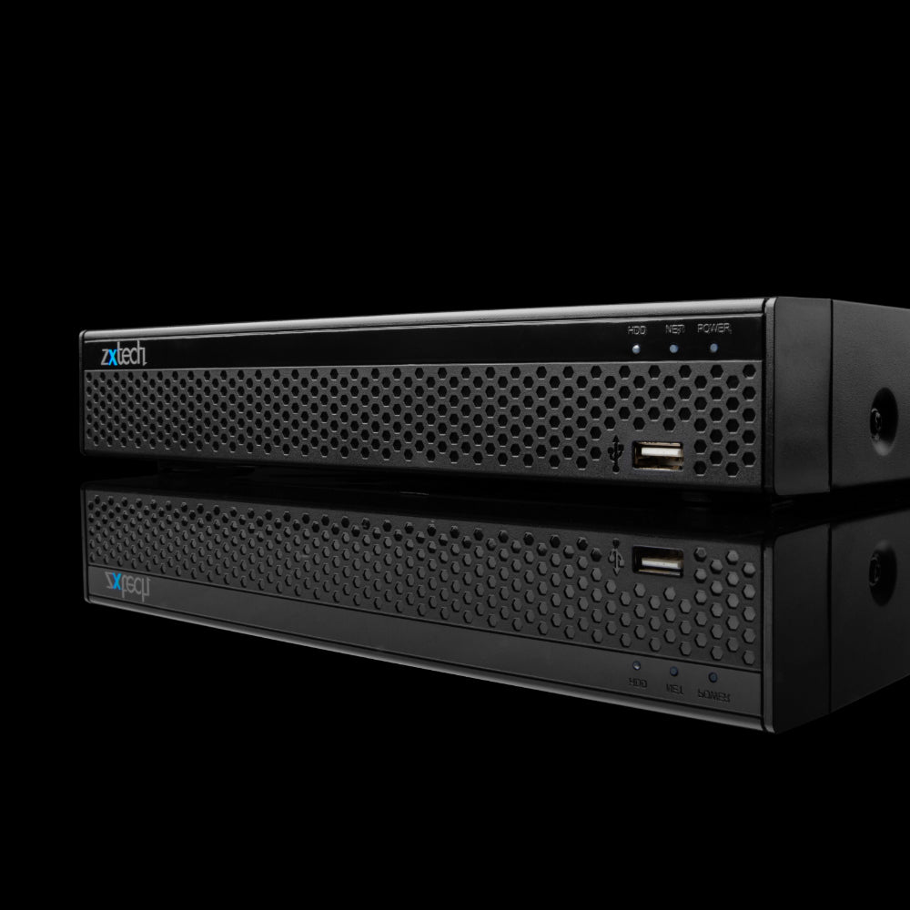 Zxtech 4K Wireless PTZ CCTV System - 4 x WiFi Security Camera 5X/10X/20X Auto Zoom Colour Night Vision Outdoor 2-Way-Audio 9CH Sony Starvis