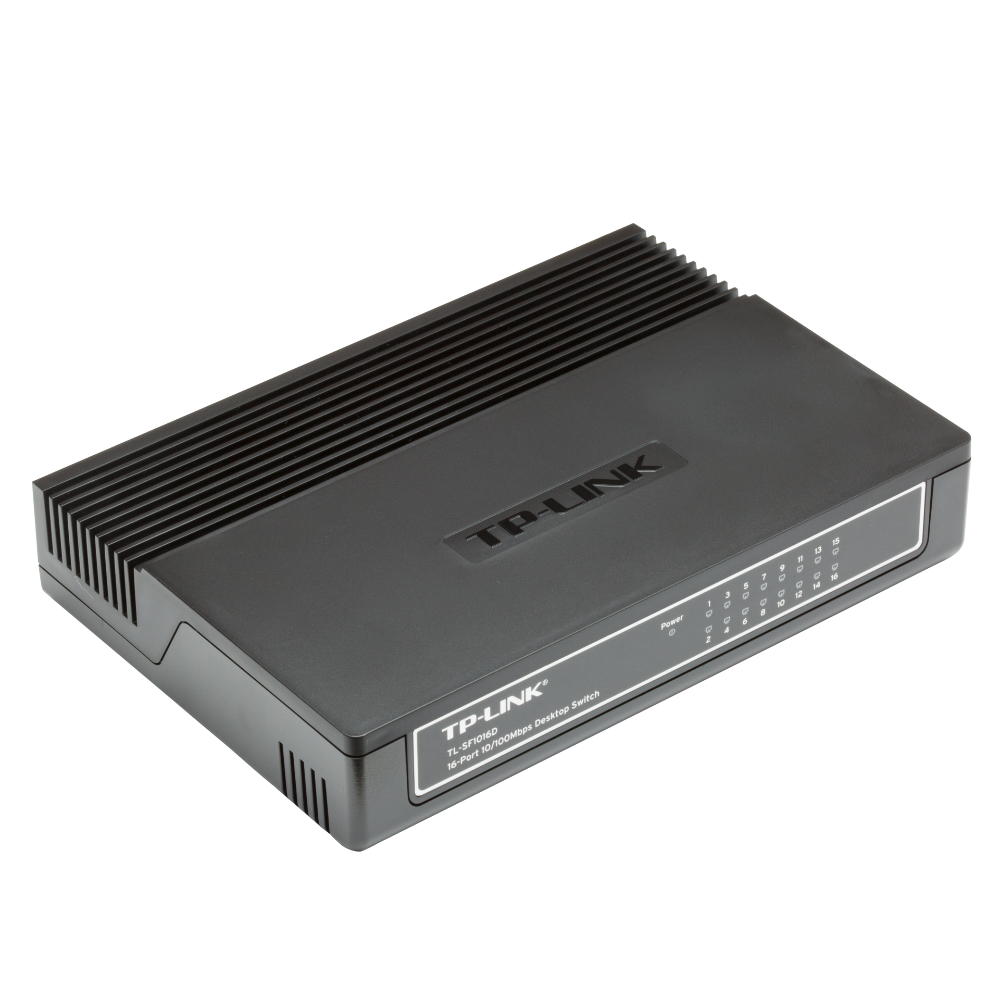 TP-Link 16 Port 10/100Mbps Fast network switch Steel Desktop Switch Rackable  ( TL-SF1016D ) - AliExpress