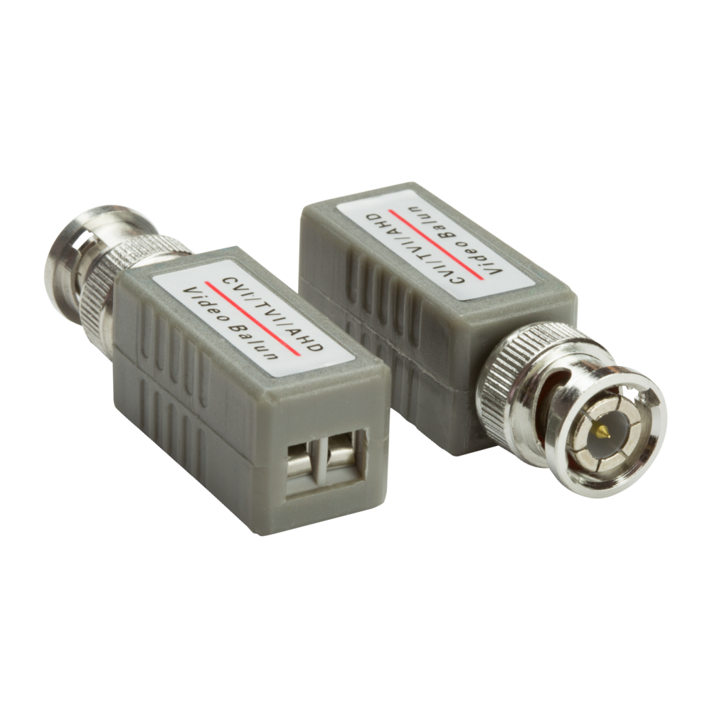 Zxtech Pair of AHD / TVI / CVI Video Balun Screw Terminal Type | MV2S31N