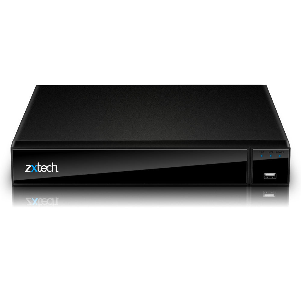 Zxtech Onyx 4 Channel PoE 4K 8MP Network Video Recorder CCTV NVR