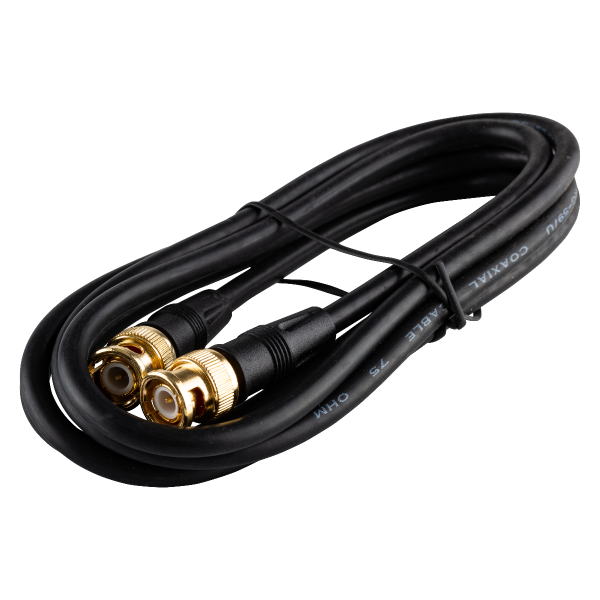 BNC Male to BNC Male RG59/U Coaxial Lead 2M Gold