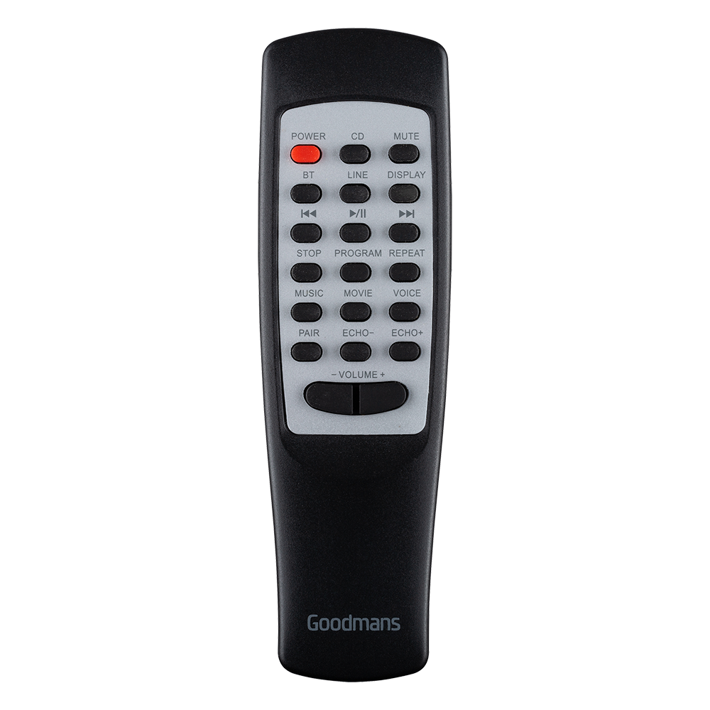 Goodmans XXB16CDGBT Remote Control