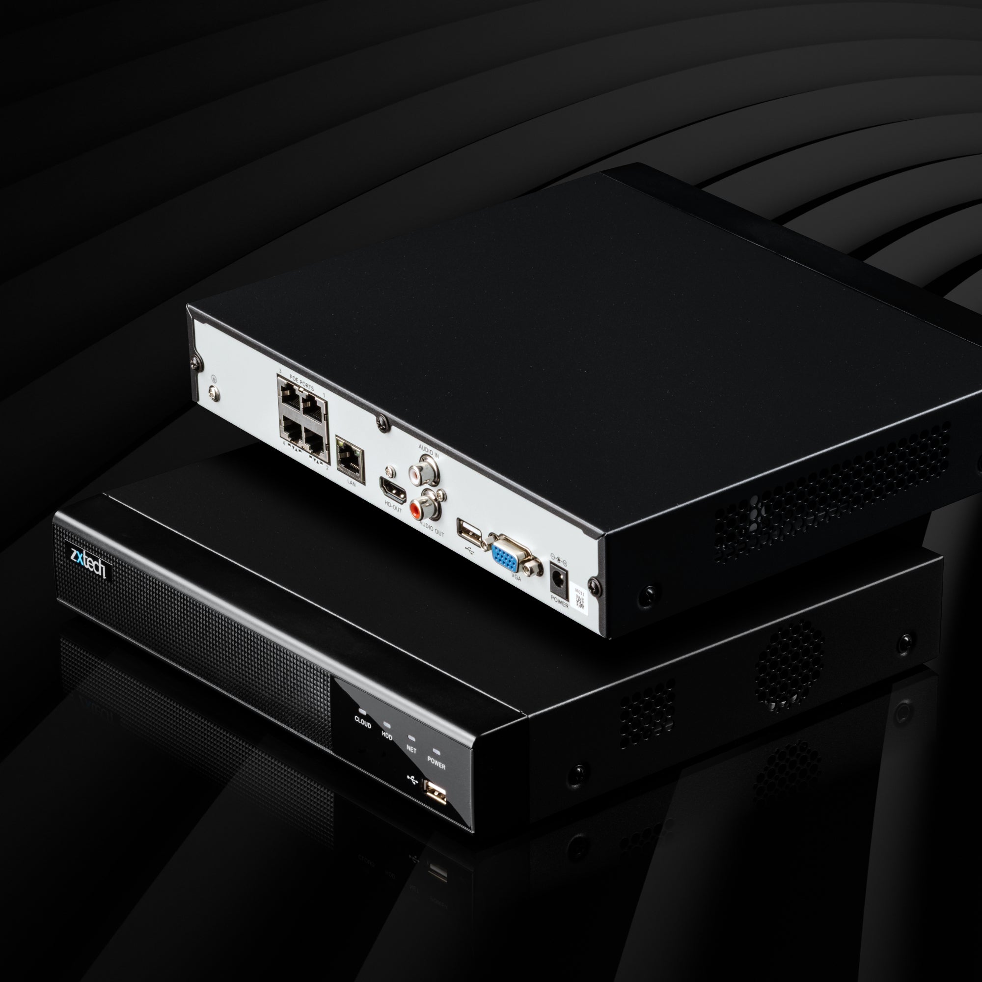 Zxtech Onyx 9CH NVR with 4 PoE - 4K/8 MP Recording