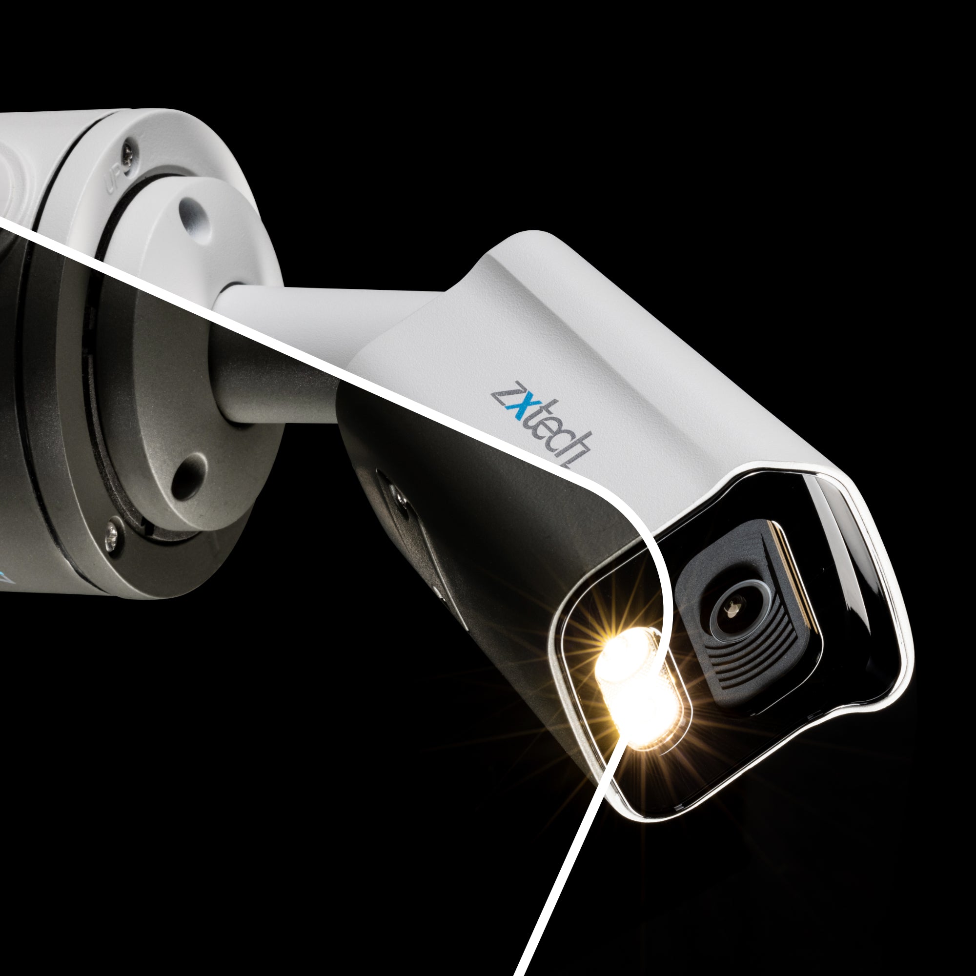 Zxtech 5MP BabyBullet PoE IP CCTV Camera with Audio | Pro Fusion Light