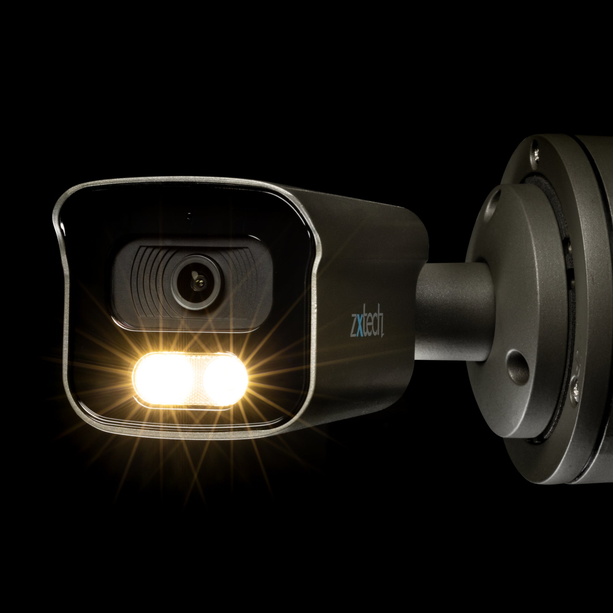 Zxtech 4K BabyBullet PoE IP CCTV Camera with Audio | Pro Fusion Light
