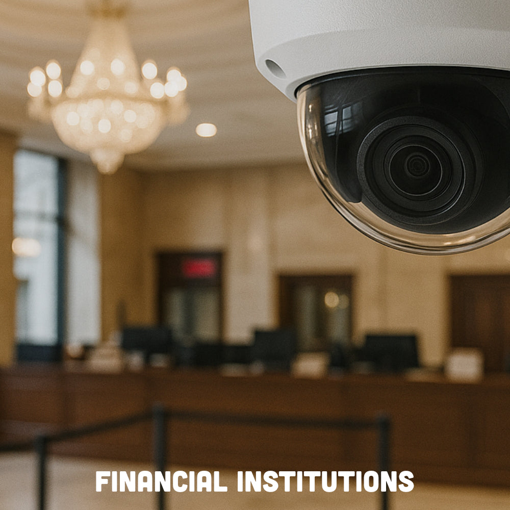 4k cctv system for financial institutions and banks