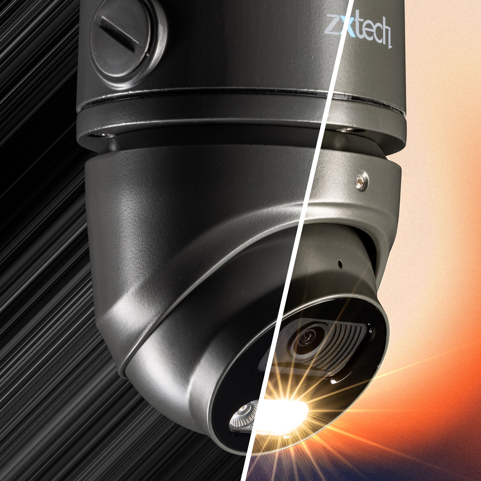 Zxtech 5MP MegaValue PoE IP CCTV Camera with Audio | Pro Fusion Light