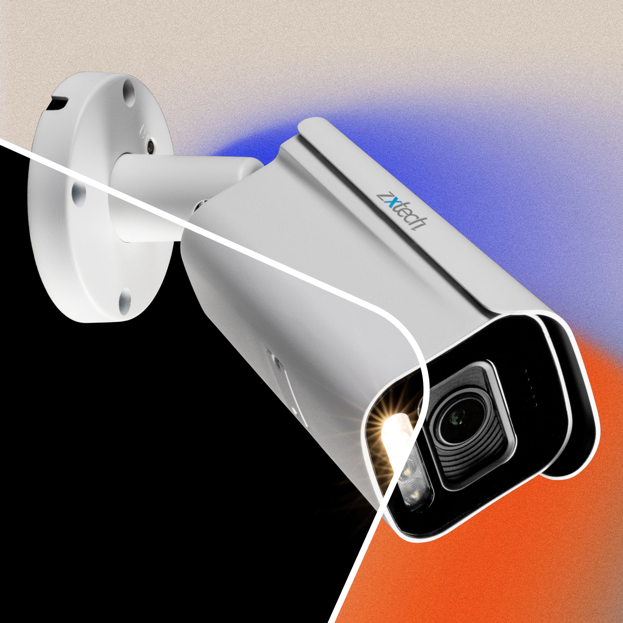 Zxtech 5MP Premio 5× Auto Zoom PoE IP CCTV Camera with Audio | Enhanced Pro Fusion Light
