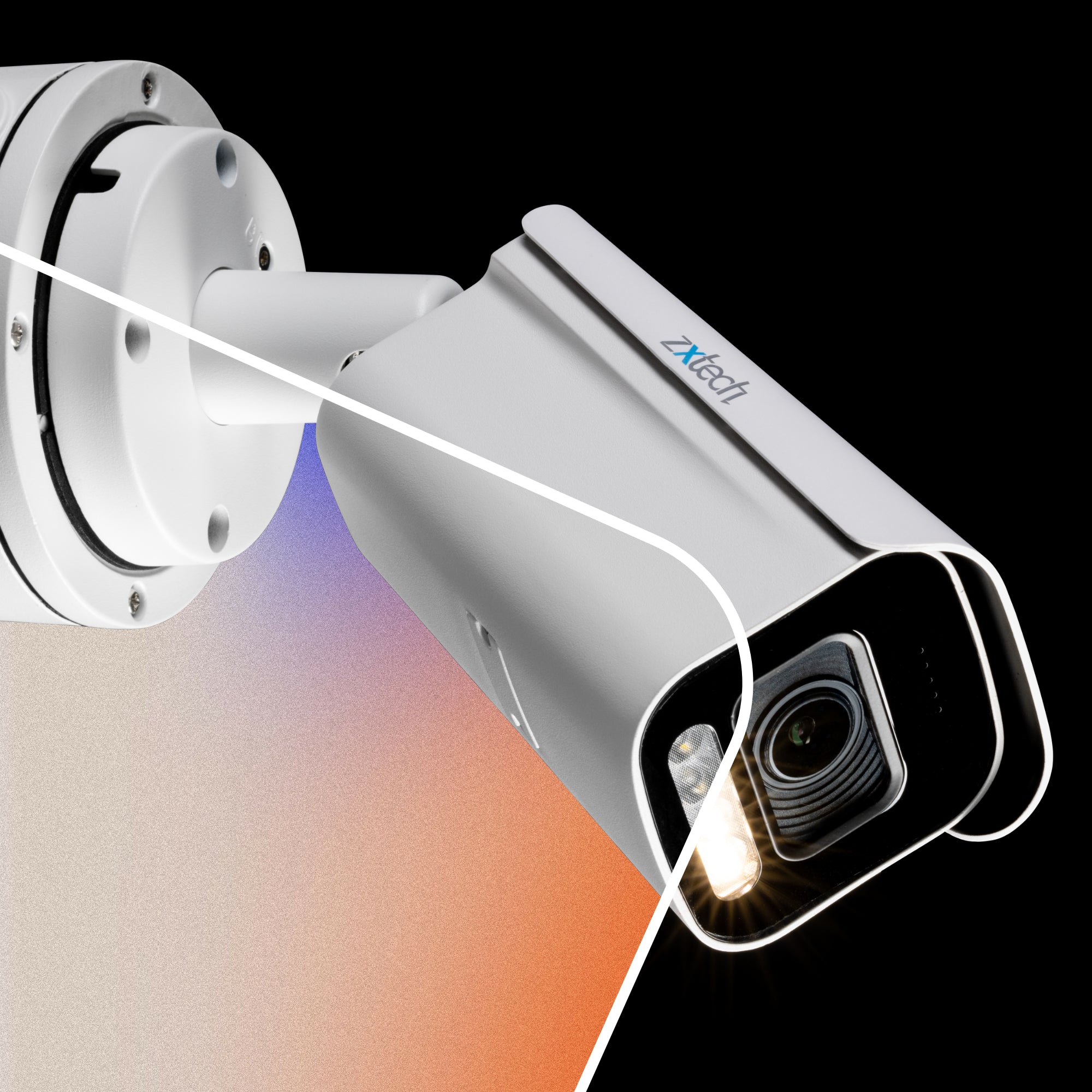 Zxtech 5MP Premio 5× Auto Zoom PoE IP CCTV Camera with Audio | Enhanced Pro Fusion Light