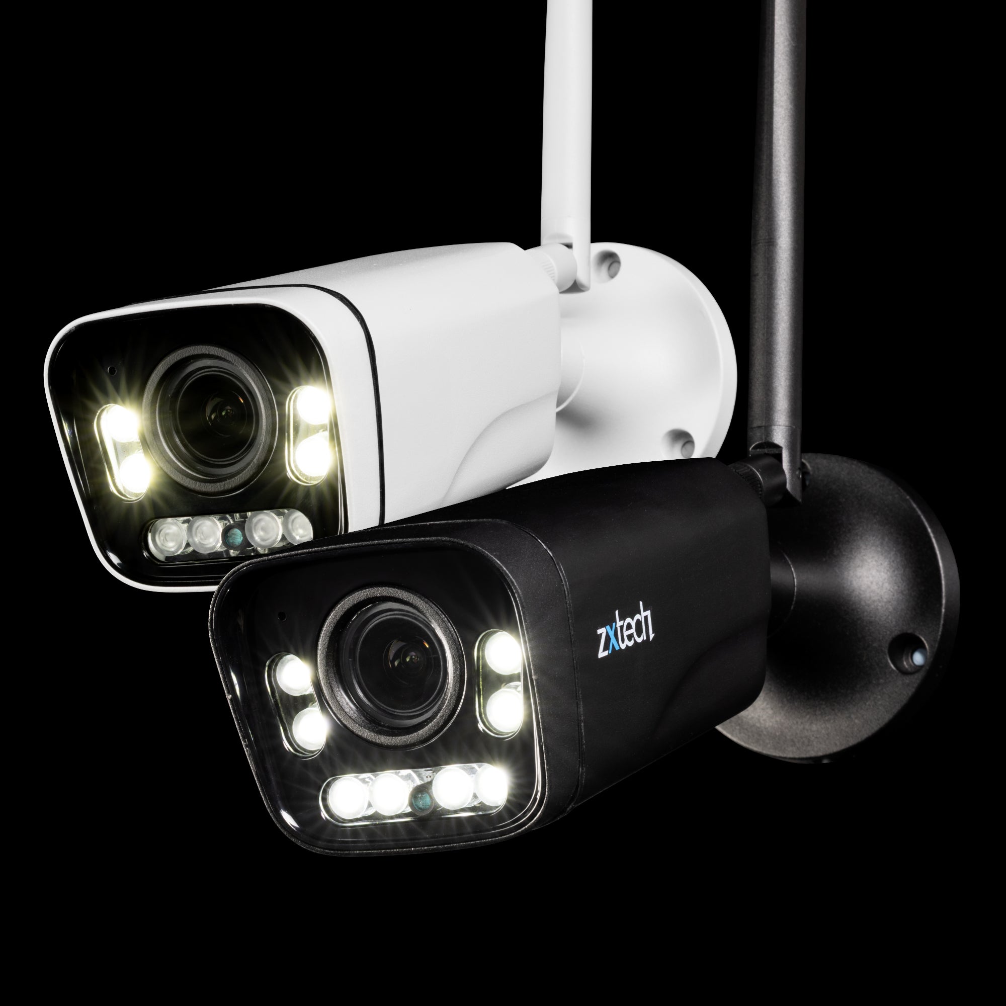 【4K防犯カメラ】4K Floodlight Security Camera Zxtech 4K Wireless Auto‑Zoom Camera – 5× Zoom, Colour Night Vision