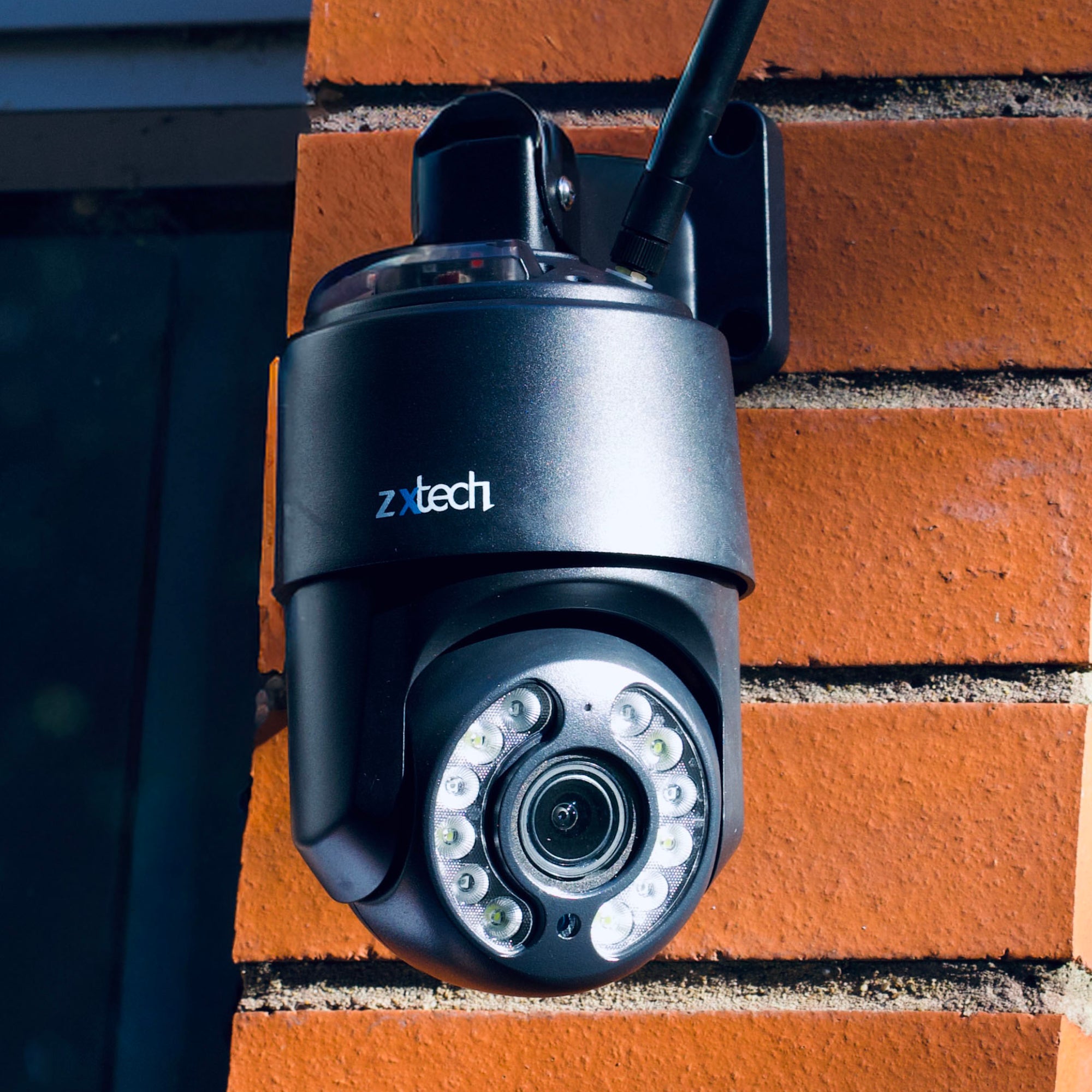 Zxtech PTZ Wireless Security Camera - 4K 10X/5X Optical Zoom Full Colour Night Vision Face Detection Wifi 2-Way Audio SD Indoor/Outdoor