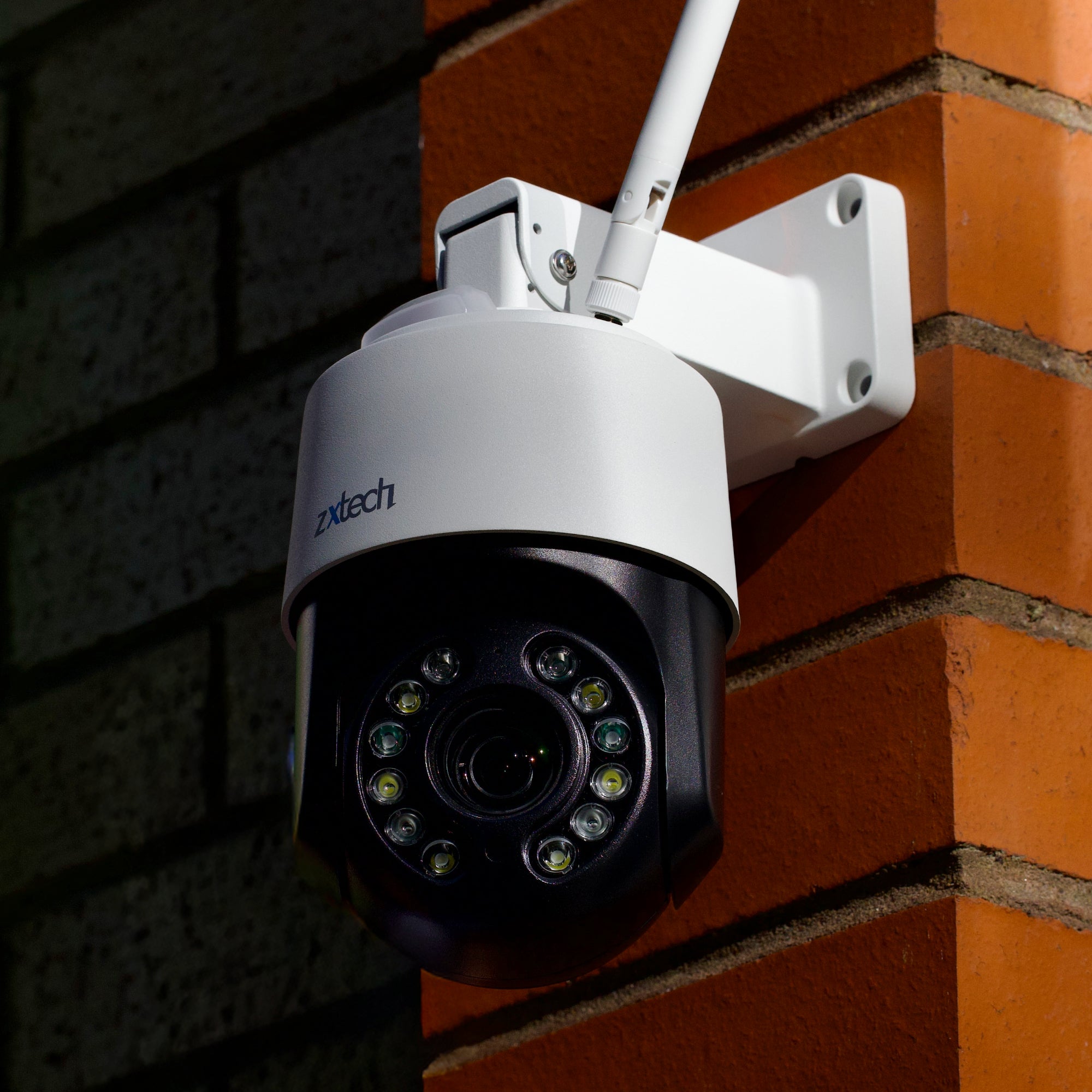 Zxtech PTZ Wireless Security Camera - 4K 10X/5X Optical Zoom Full Colour Night Vision Face Detection Wifi 2-Way Audio SD Indoor/Outdoor