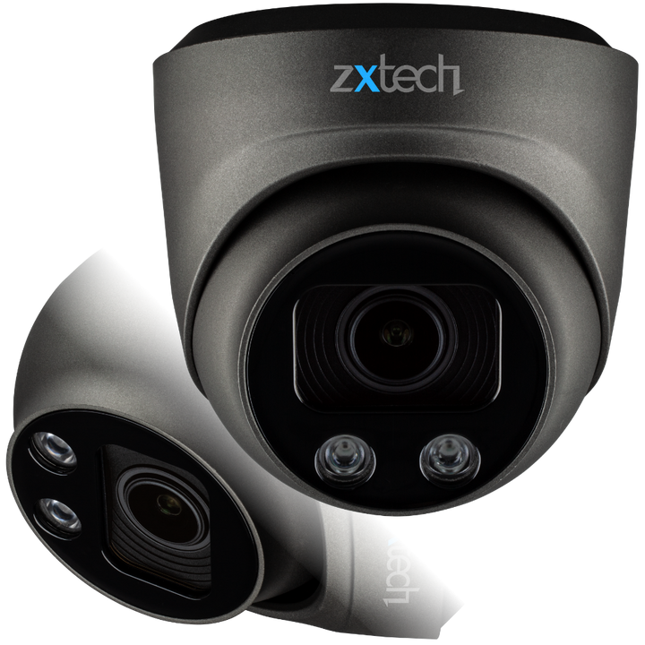 Zxtech 4K 8MP Dome Auto Zoom PoE IP CCTV AI Camera | Face Recognition Sony Starvis