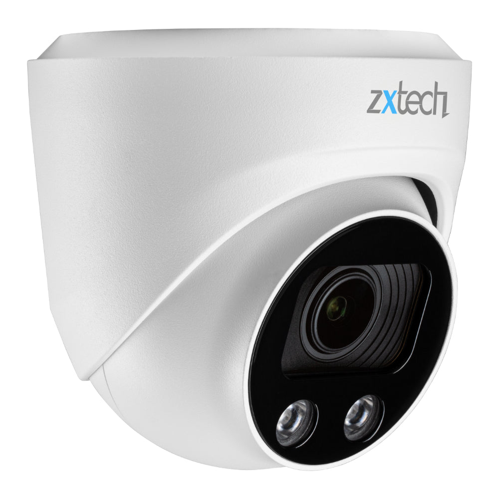 Zxtech 4K 8MP Dome Auto Zoom PoE IP CCTV AI Camera | Face Recognition Sony Starvis