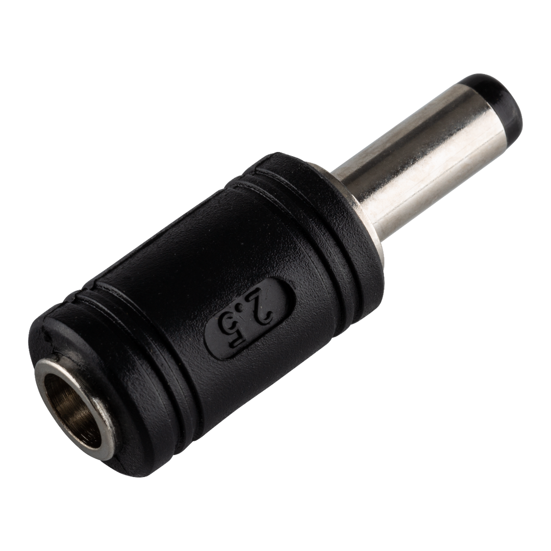 Adaptor, 2.1mm DC Socket to 2.5mm DC Plug- 10pcs