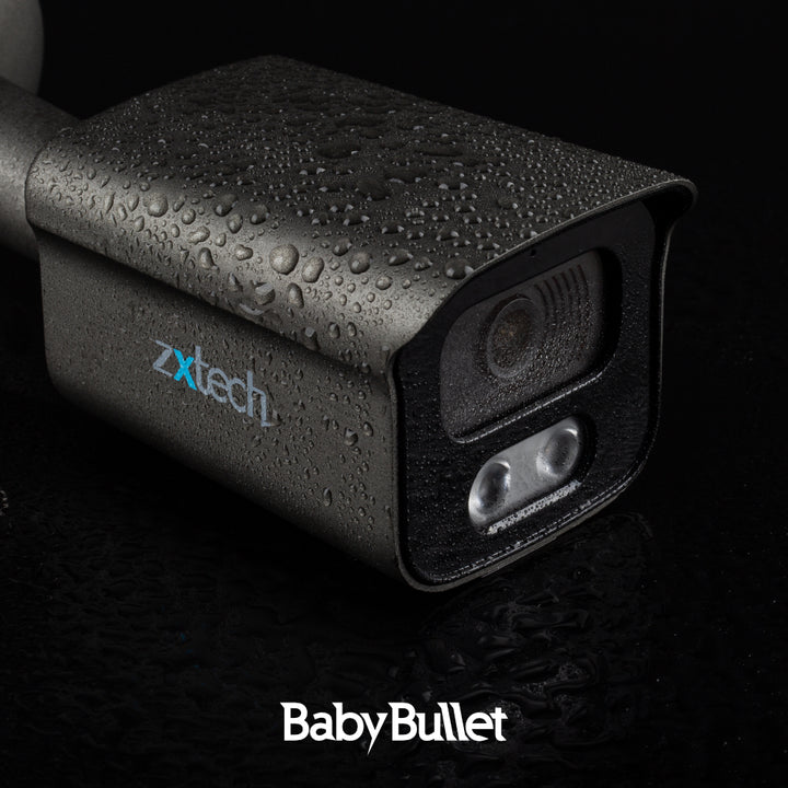 Zxtech BabyBullet AI 4K/8MP/5MP Built-in Mic PoE IP Security Camera