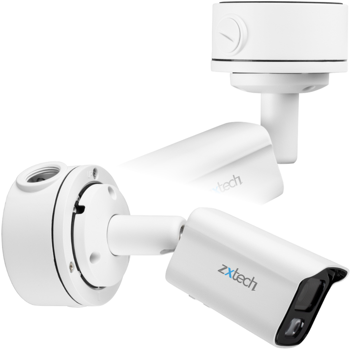 Zxtech 5MP Bullet PoE IP CCTV AI Camera | Face Recognition Built-in Microphone Sony Starvis