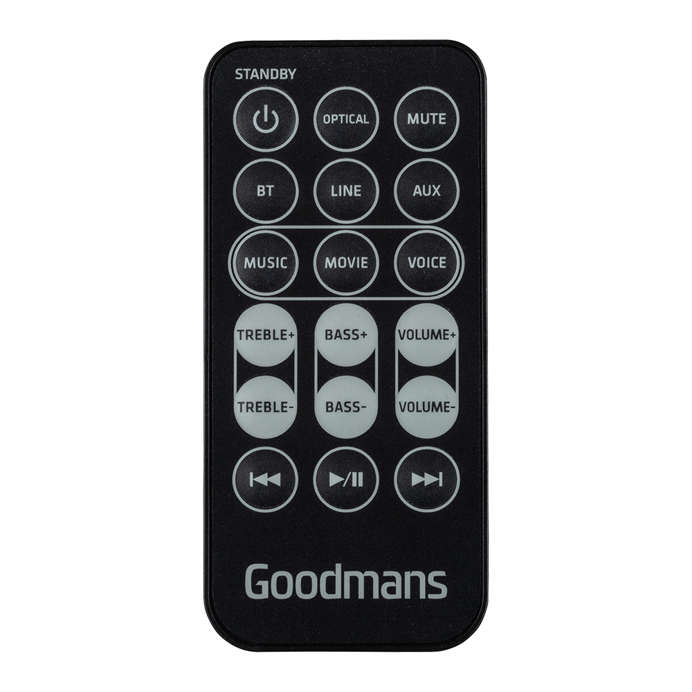 Goodmans GDSB04BT60 Remote Control
