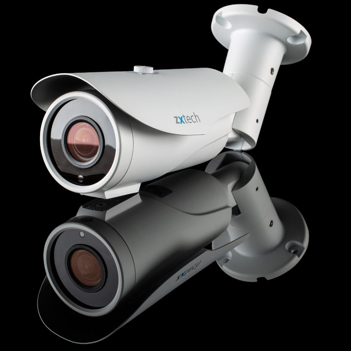 Zxtech Full HD AlphaPro 60M AHD 4in1 2.4MP 2.8-12mm Bullet Camera - White | MCB40W4