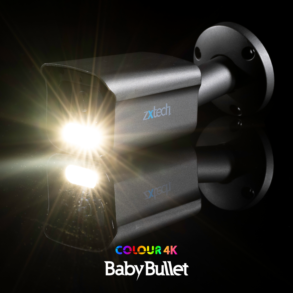 Zxtech 4K Colour Night‑Vision Bullet Camera – AI Face Zxtech 4K Colour Night‑Vision Bullet Camera – AI Face