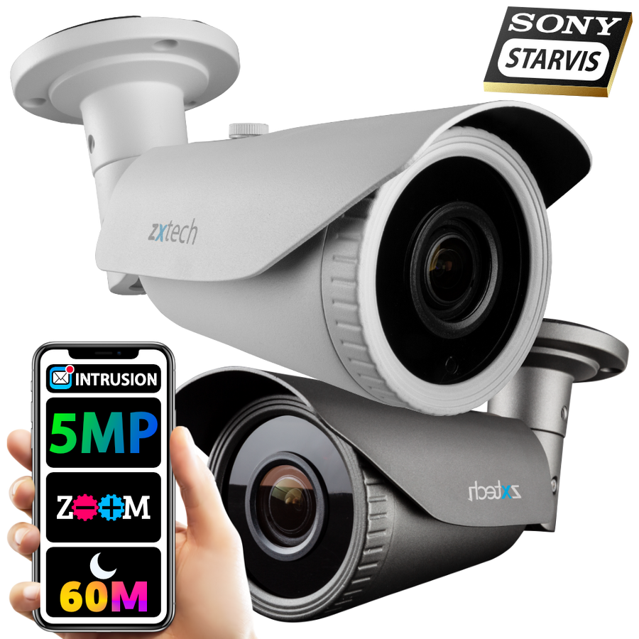 5MP Sony Chip Super HD SHD Varifocal 60M Night Vision Outdoor PoE IP CCTV Camera MCIBW51S-MCIBG51Z